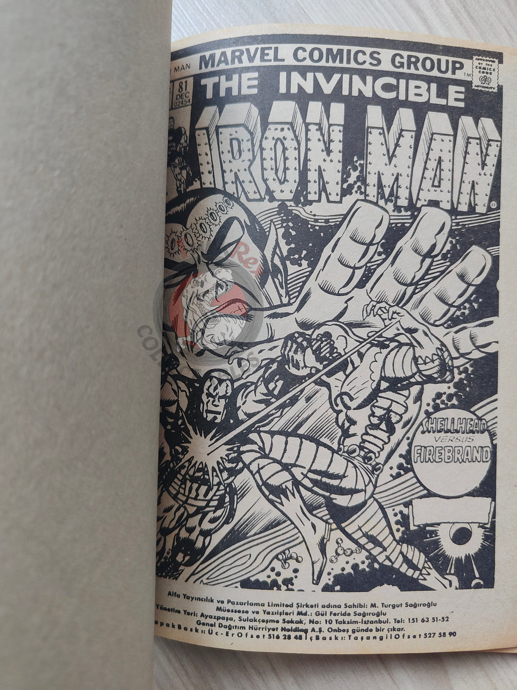 Iron Man #4 Demir Adam 1989 Turkish Comic Turkey #81 #82 #83 #84