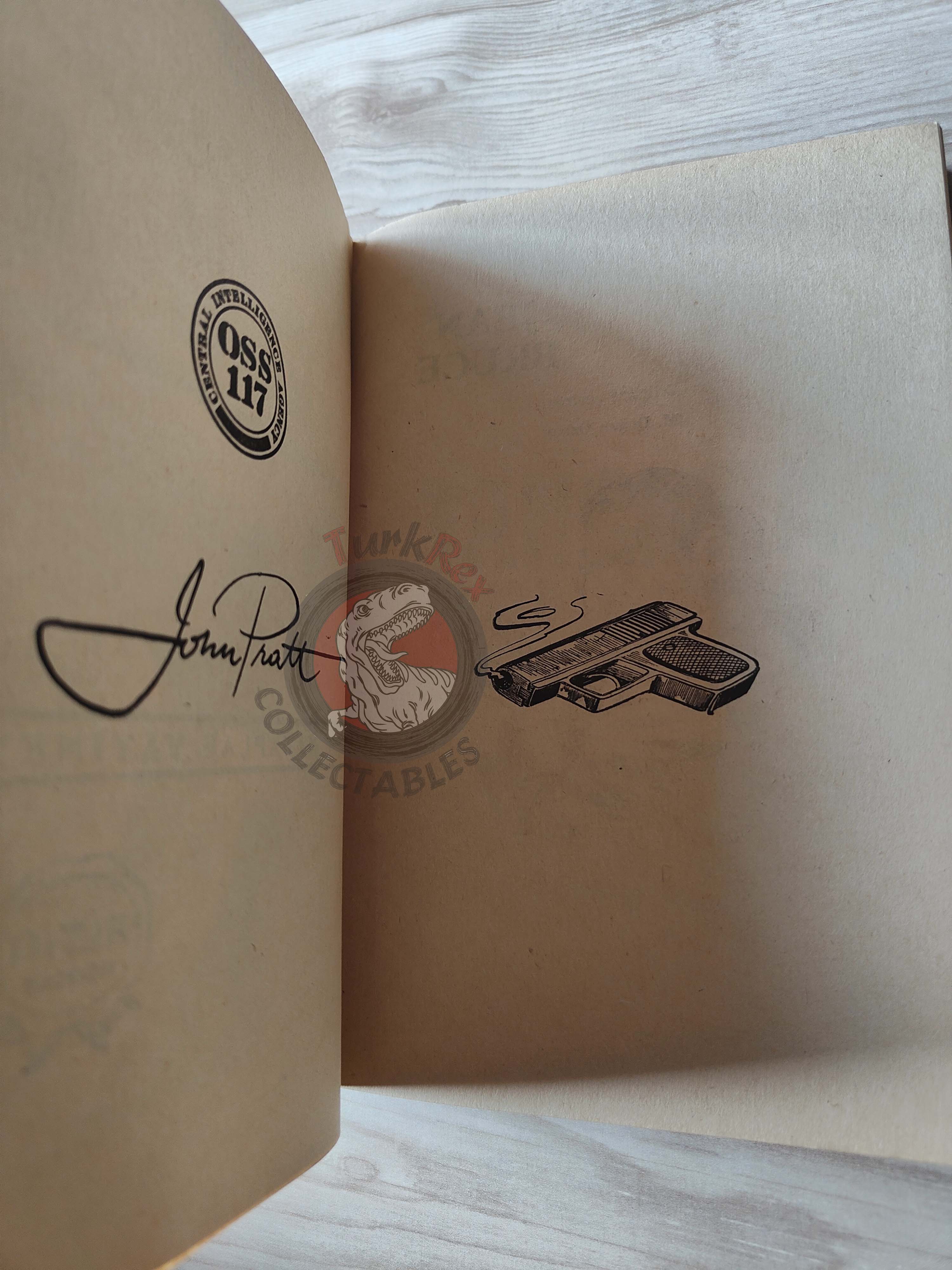Jean Bruce O.S.S. 117 N’est pas mort 1965 1st Turkish Book Turkey John Pratt