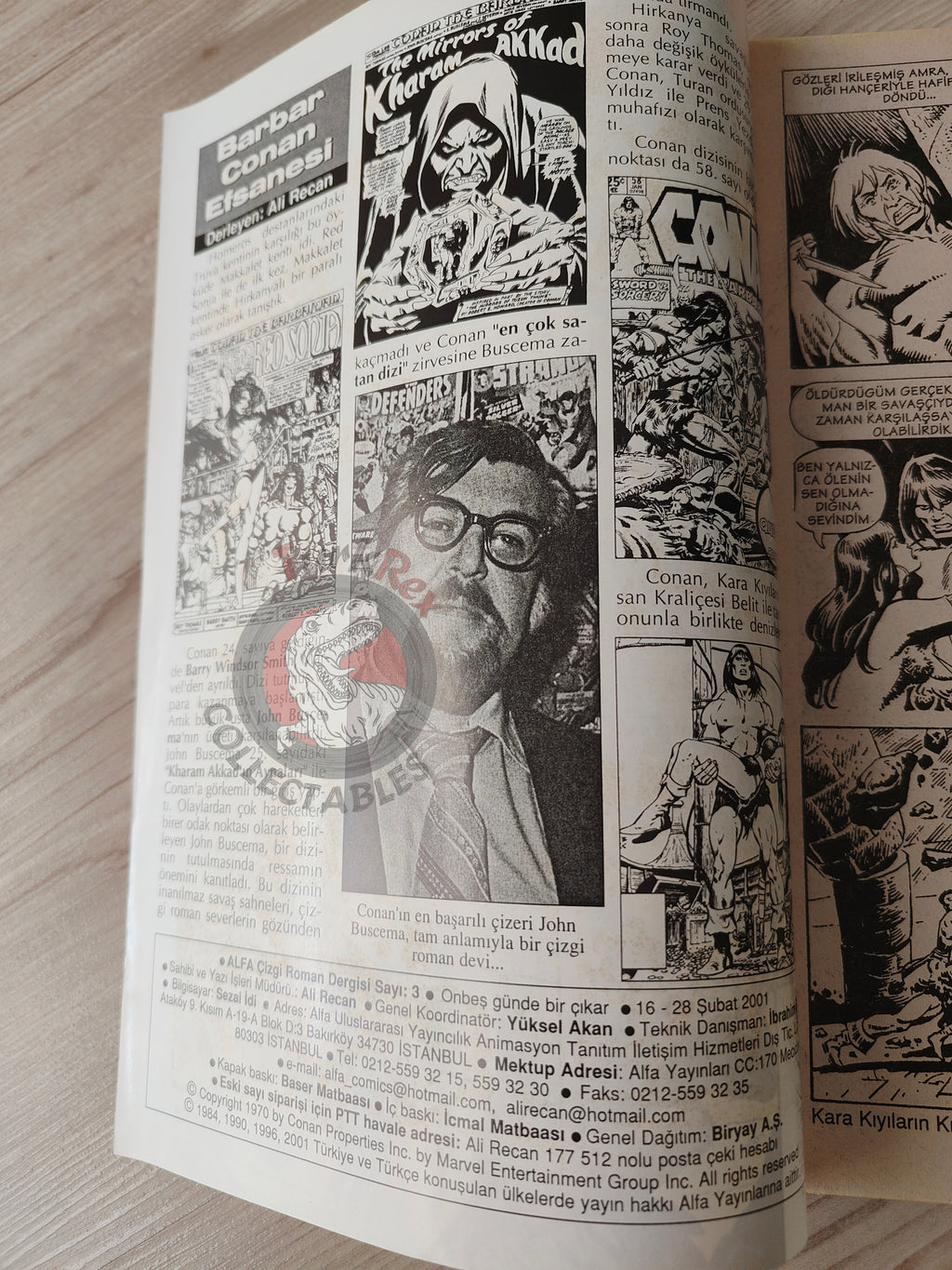 Conan The Barbarian #3 2001 Turkish Comic Turkey #65 #66 #67 #68