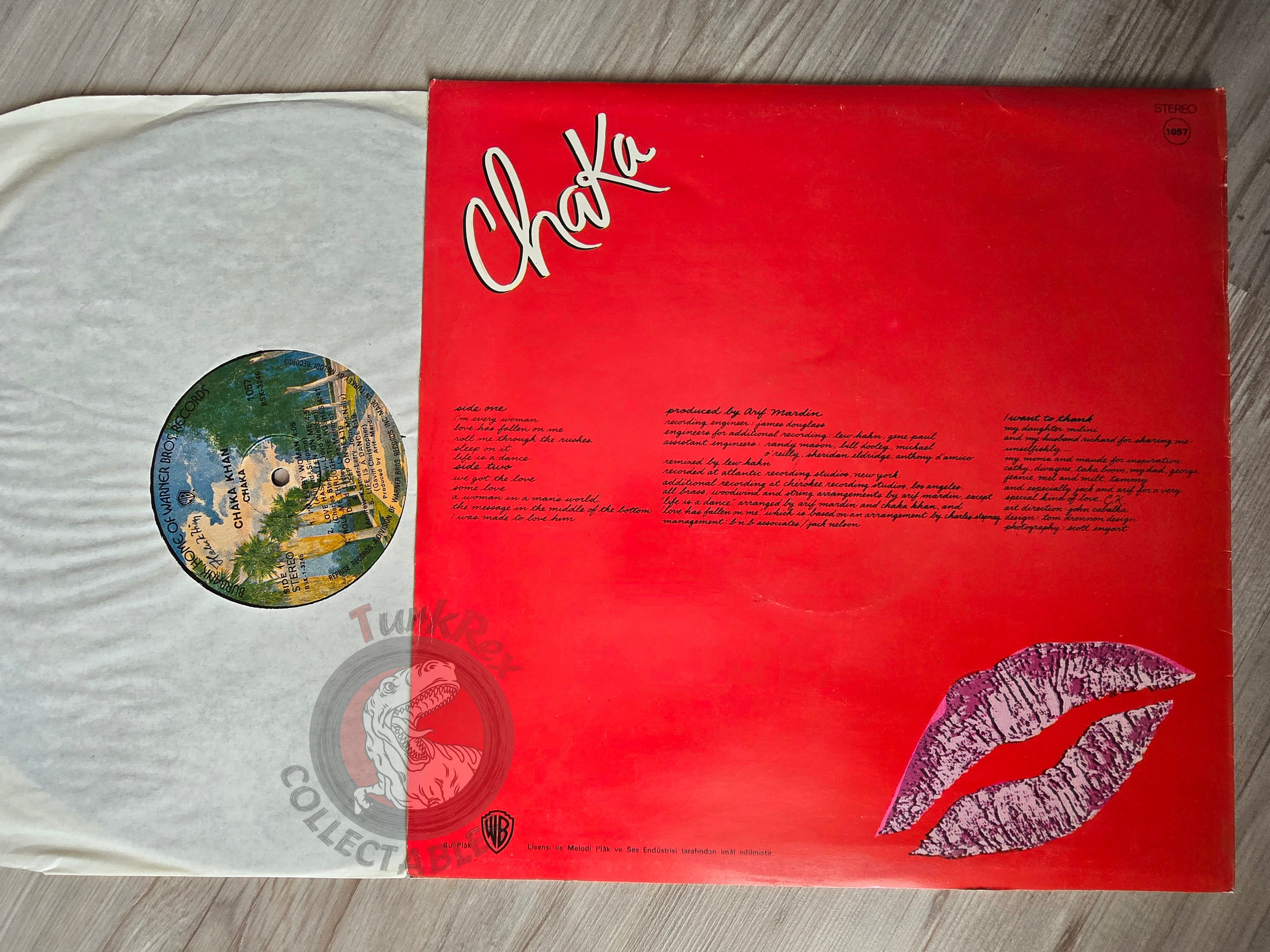 Chaka Khan – Chaka Turkish Pressing Vinyl Turkey Edition