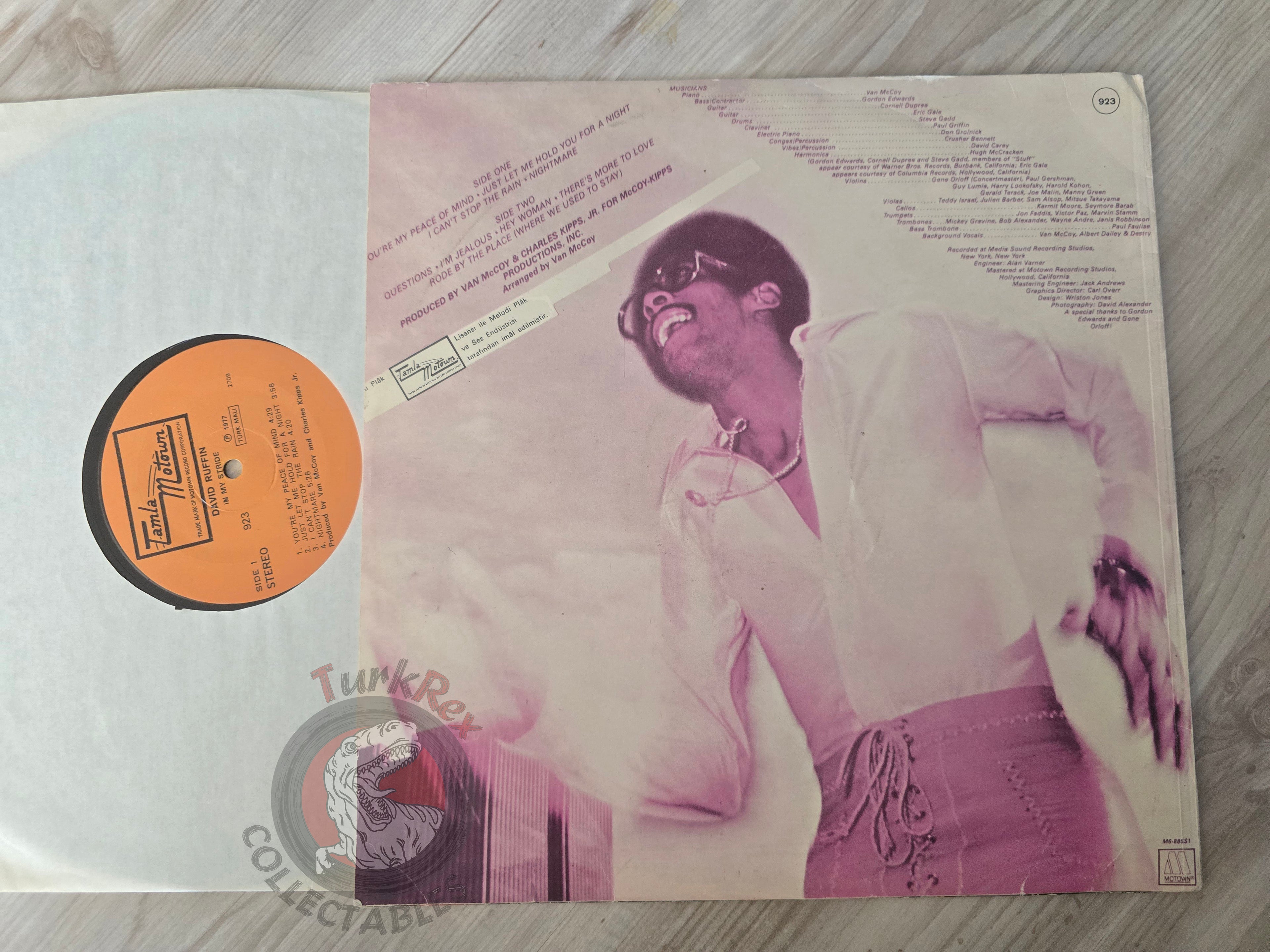 David Ruffin – In My Stride Turkish Pressing Vinyl Turkey Edition