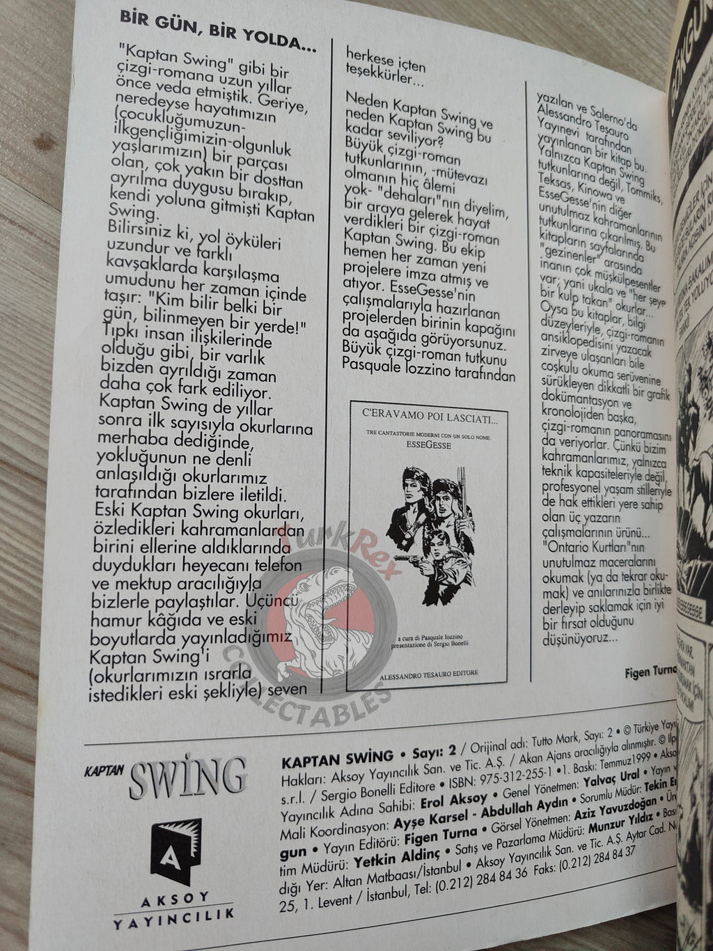 Comandante Mark #2 Turkish Edition Comic Turkey #3 #4