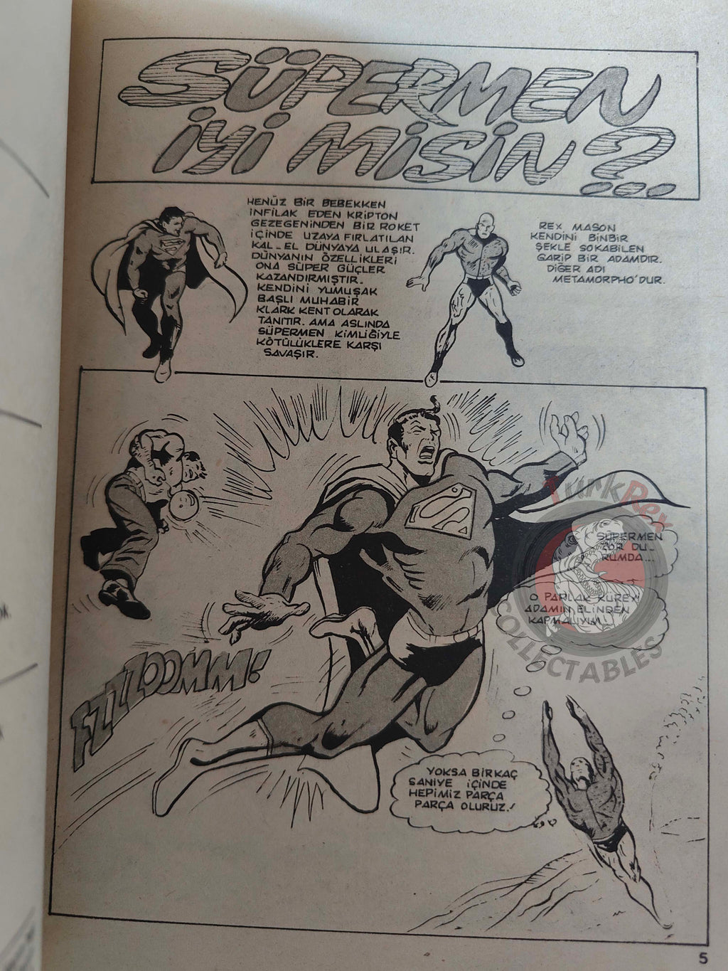 Superman #19 1983 Turkish Comic Turkey #369 Aquaman #62 #63 DC Comics Presents #40