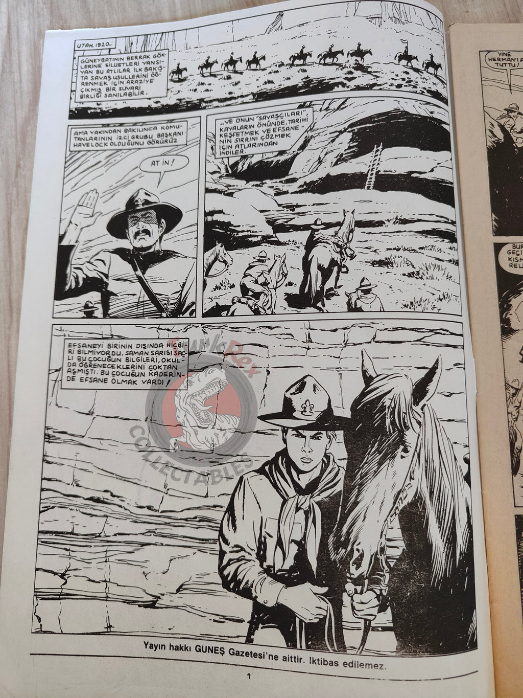 Indiana Jones #1 1989 Turkish Comic Turkey and the Last Crusade