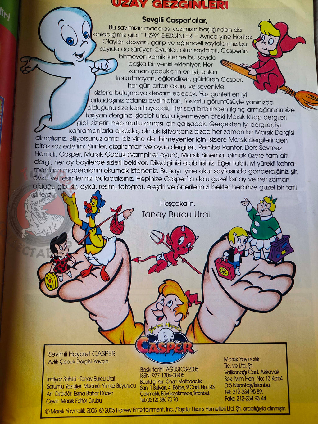 Casper the Friendly Ghost Magazine – Issue #11 2006 Turkish Comic Turkey