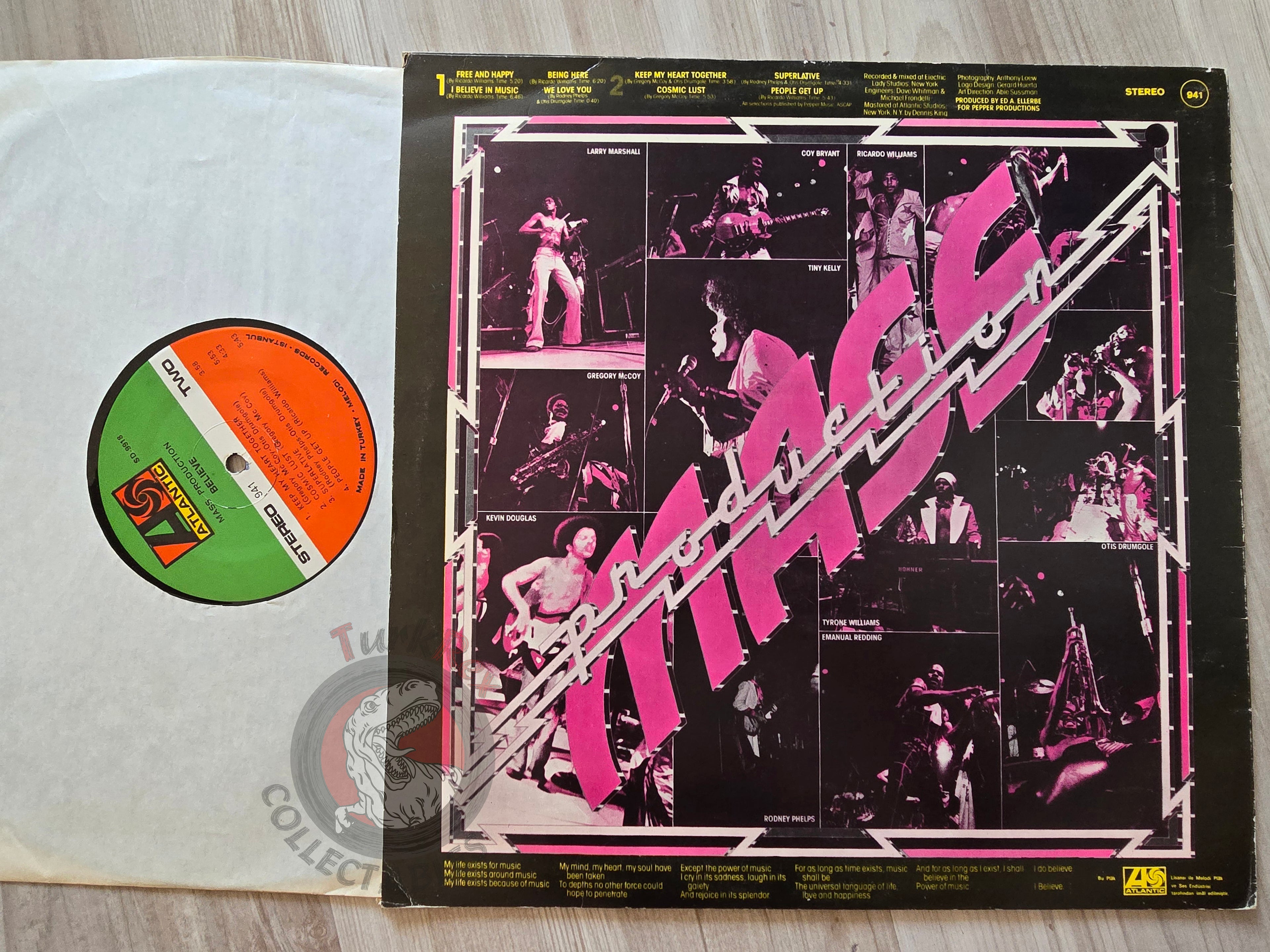 Mass Production – Believe Turkish Pressing Vinyl Turkey Edition