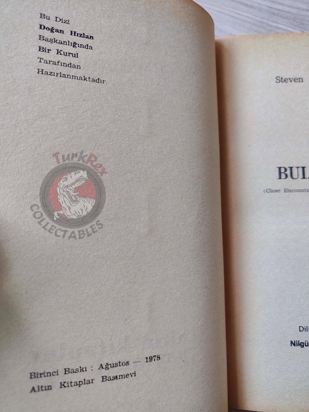 Steven Spielberg – Close Encounters of the Third Kind 1978 1st Turkish Book Turkey