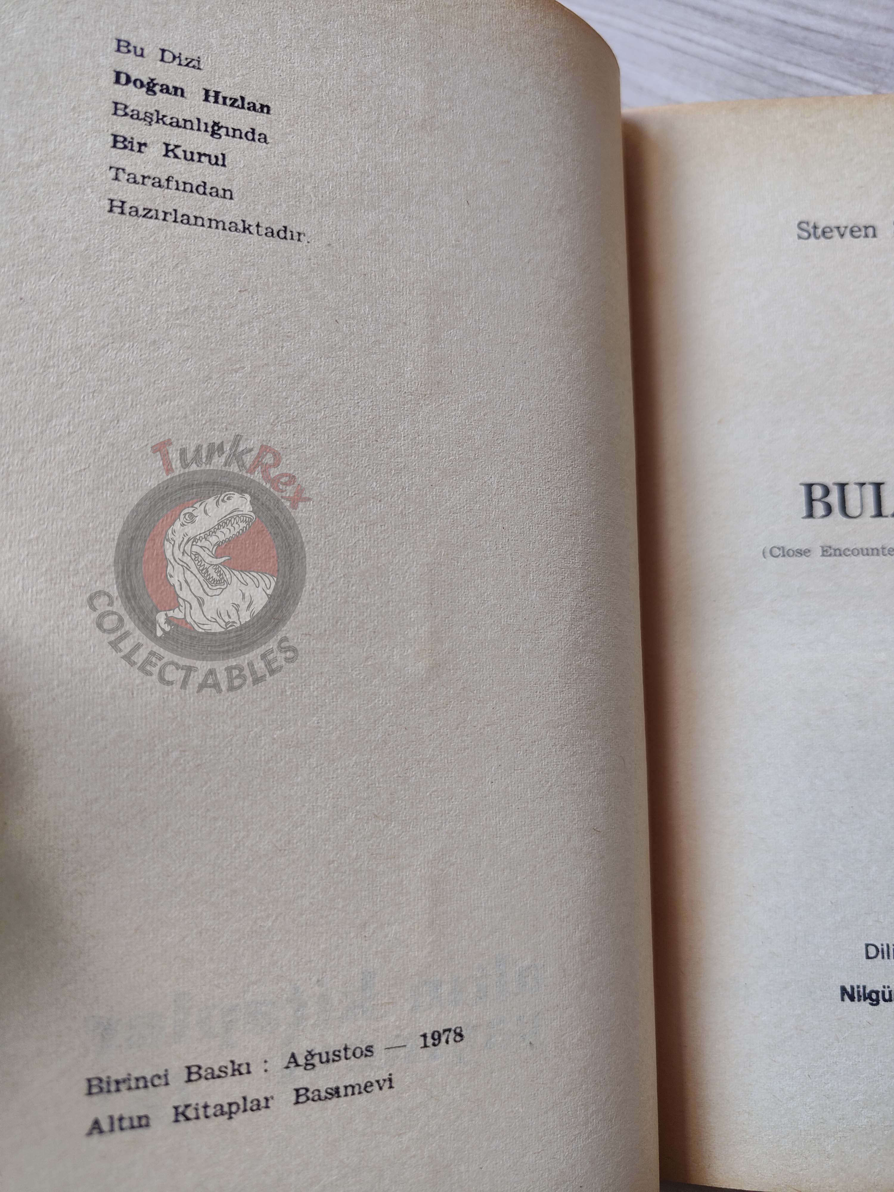 Steven Spielberg – Close Encounters of the Third Kind 1978 1st Turkish Book Turkey