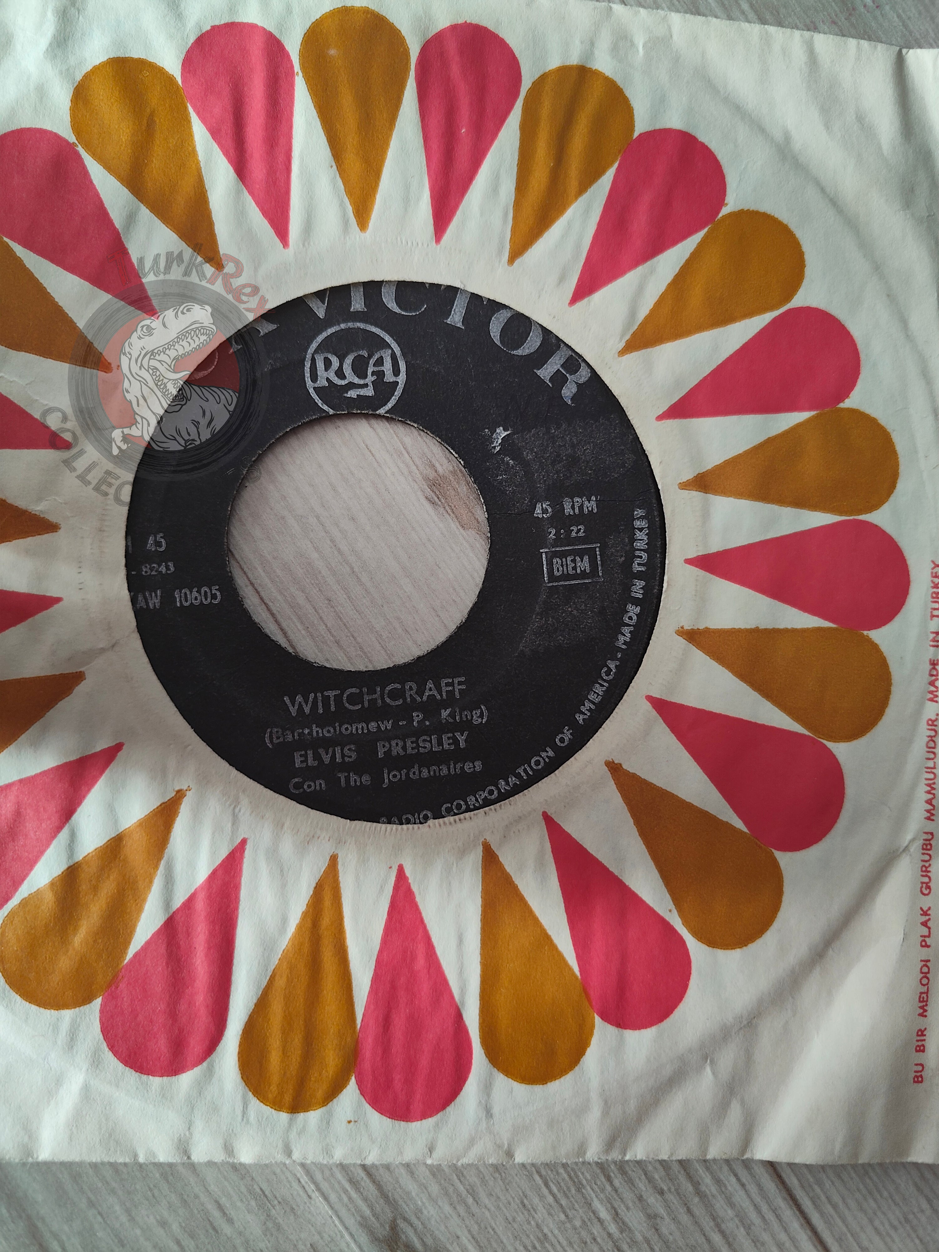 Elvis Presley With The Jordanaires – Bossa Nova Baby 7" Turkish Pressing Vinyl Turkey Edition