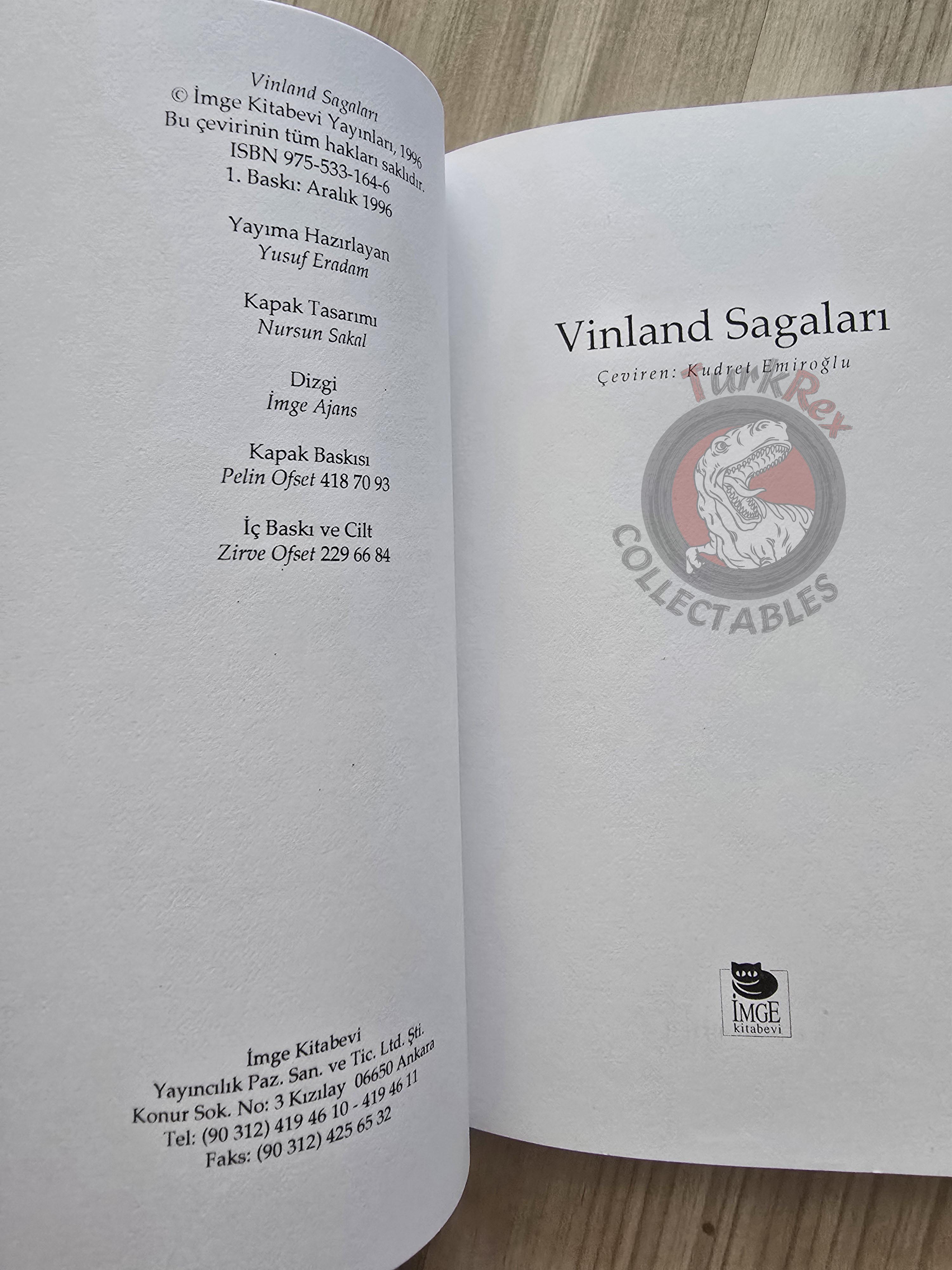 The Vinland Sagas 1996 Turkish Book Turkey Viking