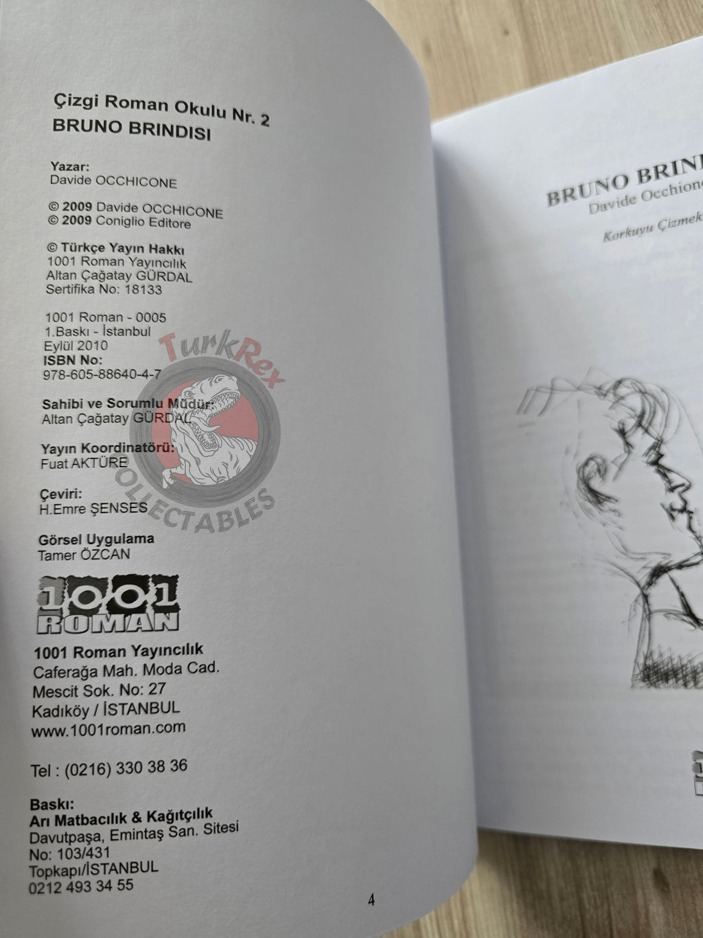 Dylan Dog - Bruno Brindisi -  Davide Occhicone Turkish Book Turkey 1st Edition
