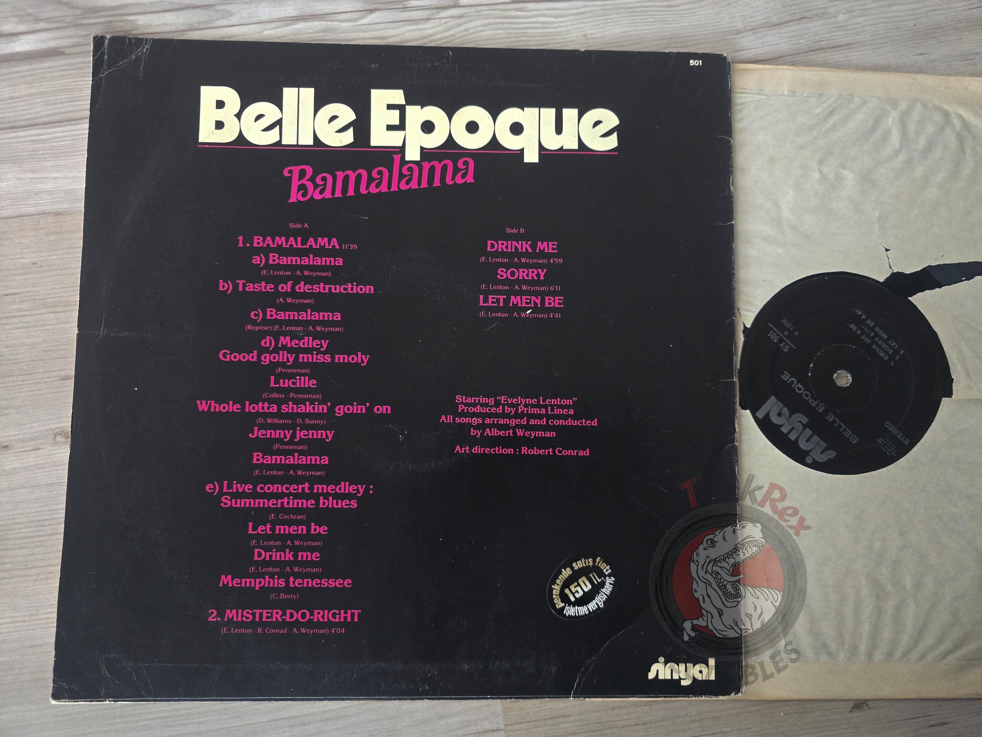 Belle Epoque – Bamalama Turkish Pressing Vinyl Turkey Edition