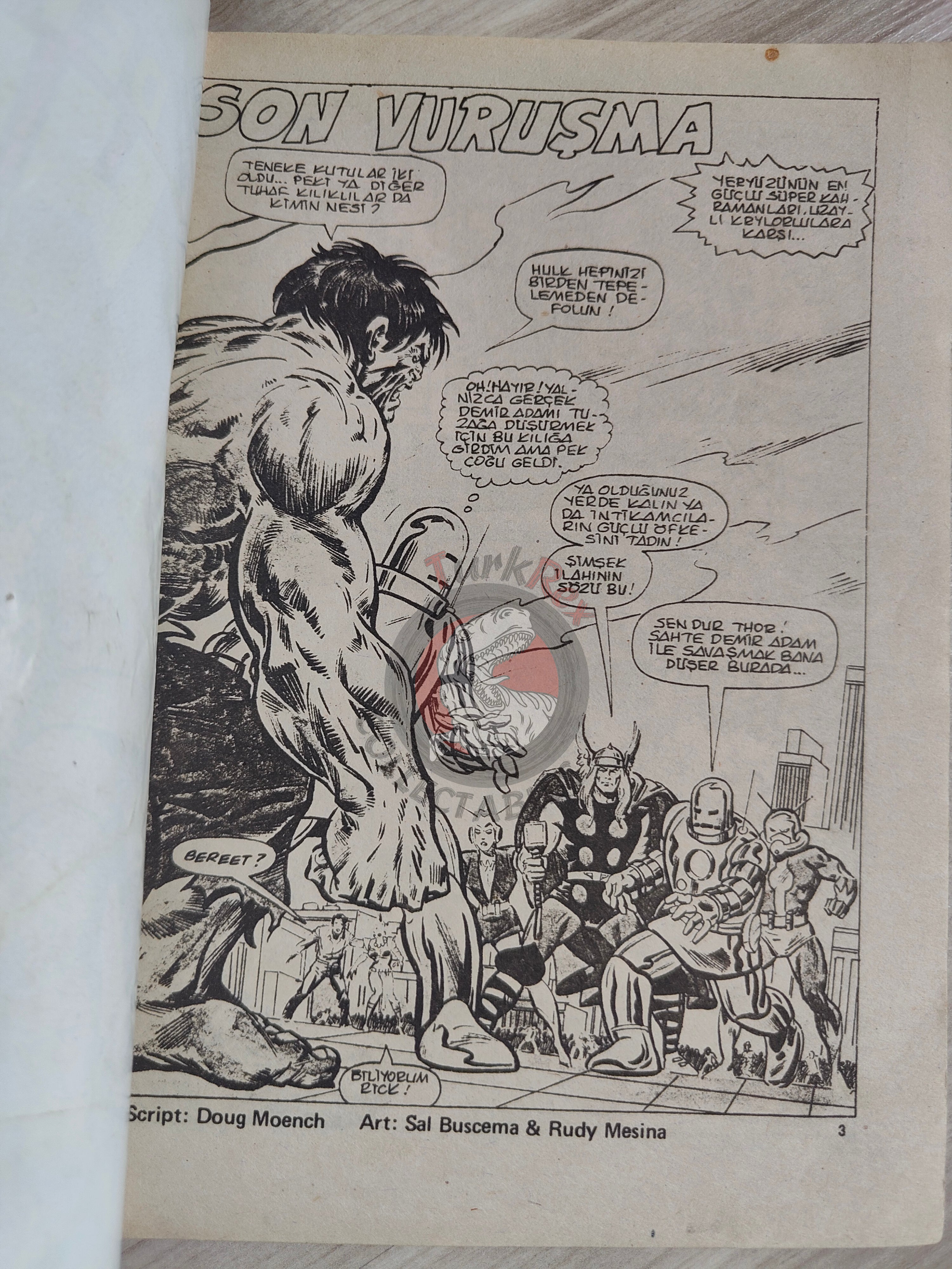 Hulk #20 1988 Turkish Comic Turkey cover Rampaging #9 #146 She-Hulk Thor