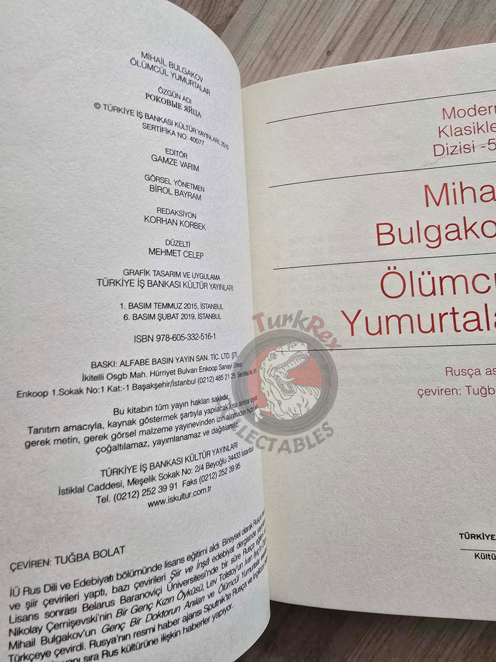 Mikhail Bulgakov – The Fatal Eggs 2019 Turkish Book Turkey