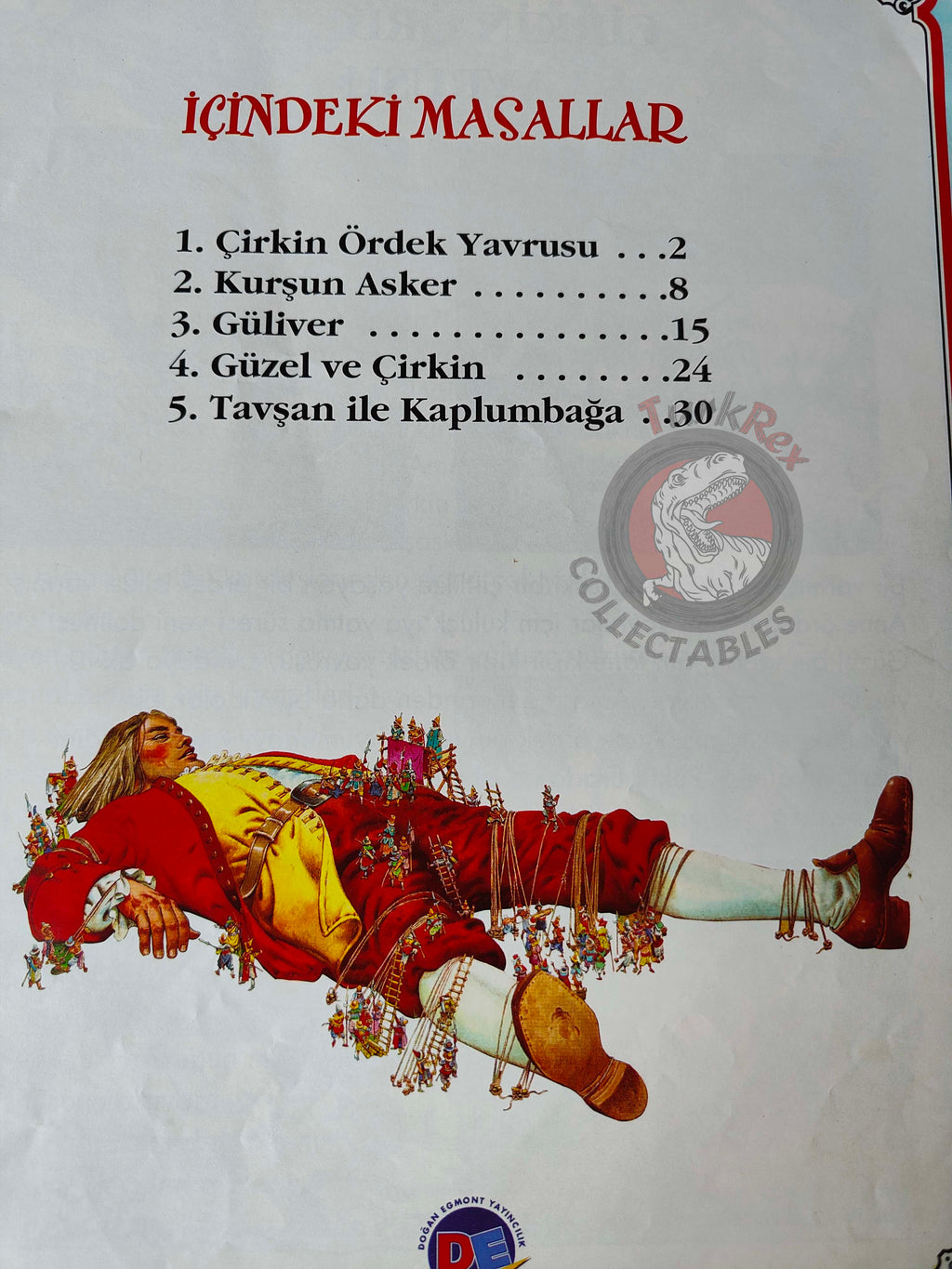 The World's Finest Children's Fairy Tales Turkish Book Turkey Illustrated Gulliver’s Travels