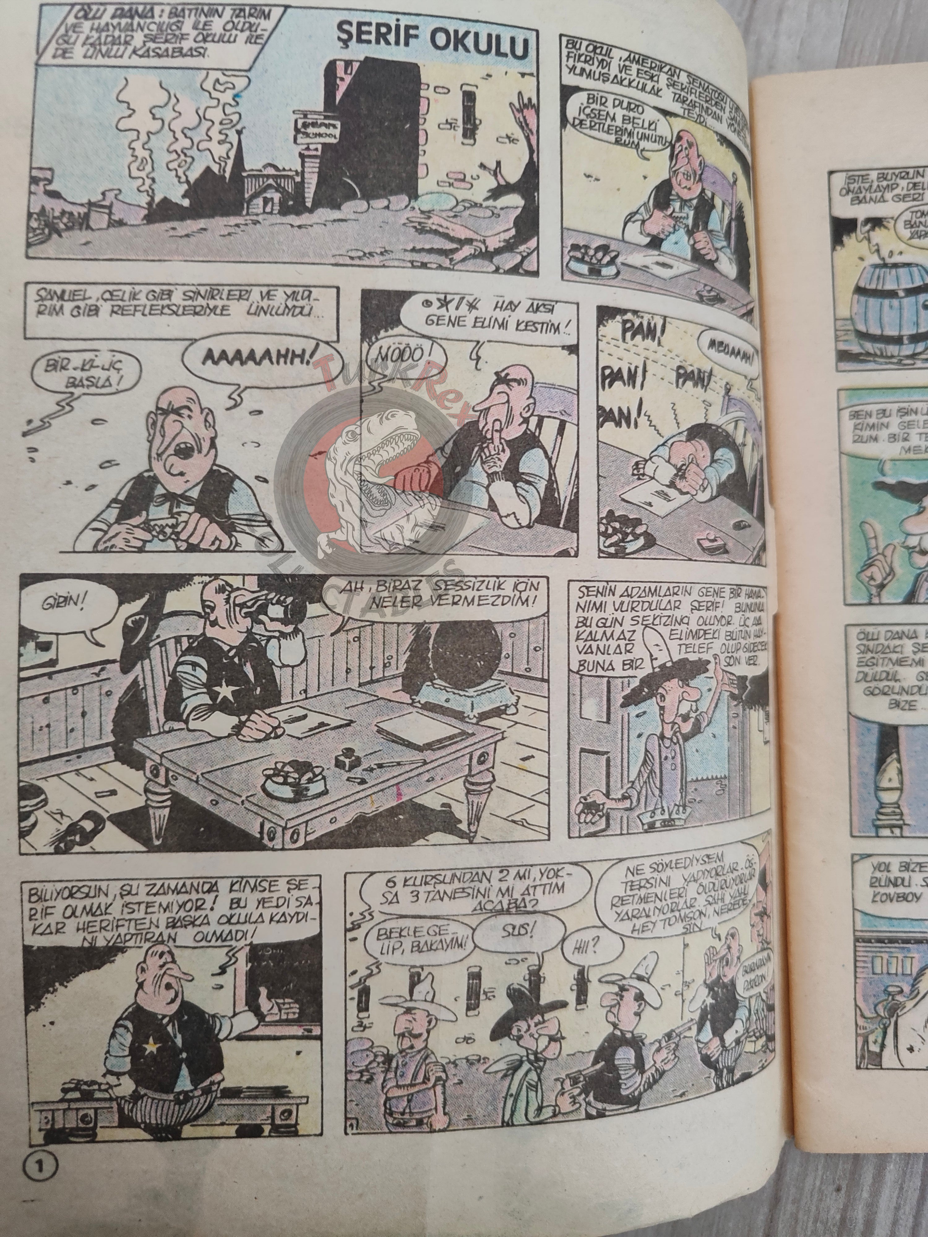 Lucky Luke #35 La Ballade des Dalton 1988 Turkish Comic Turkey