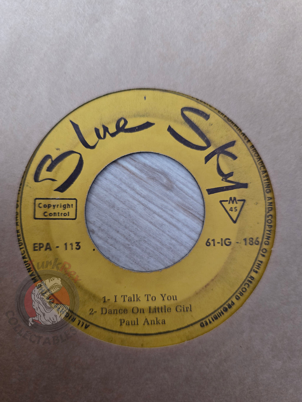 Dalida / Paul Anka - Nuits D'Espagne 7" Iran Pressing Vinyl Iranian Edition