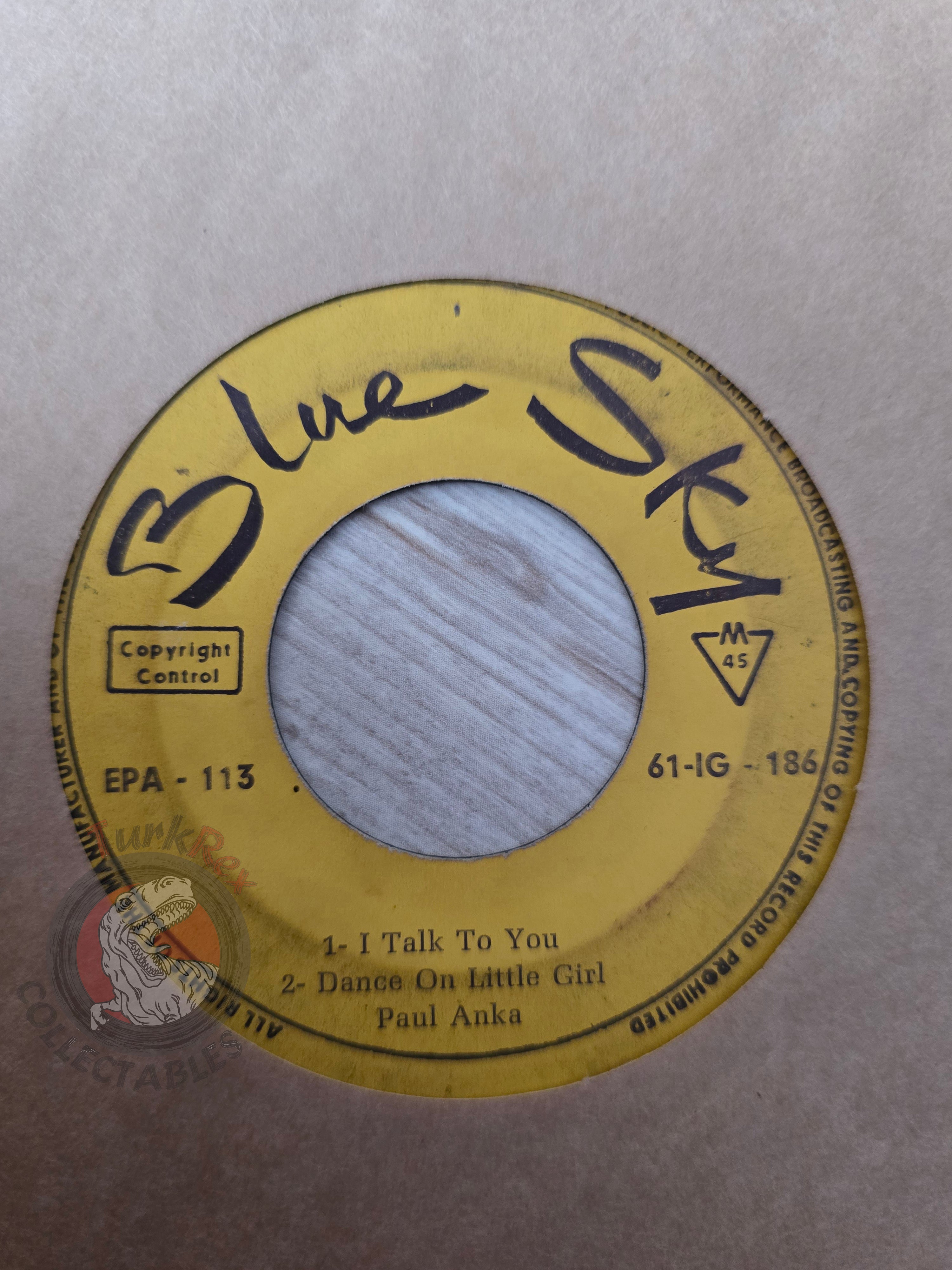 Dalida / Paul Anka - Nuits D'Espagne 7" Iran Pressing Vinyl Iranian Edition