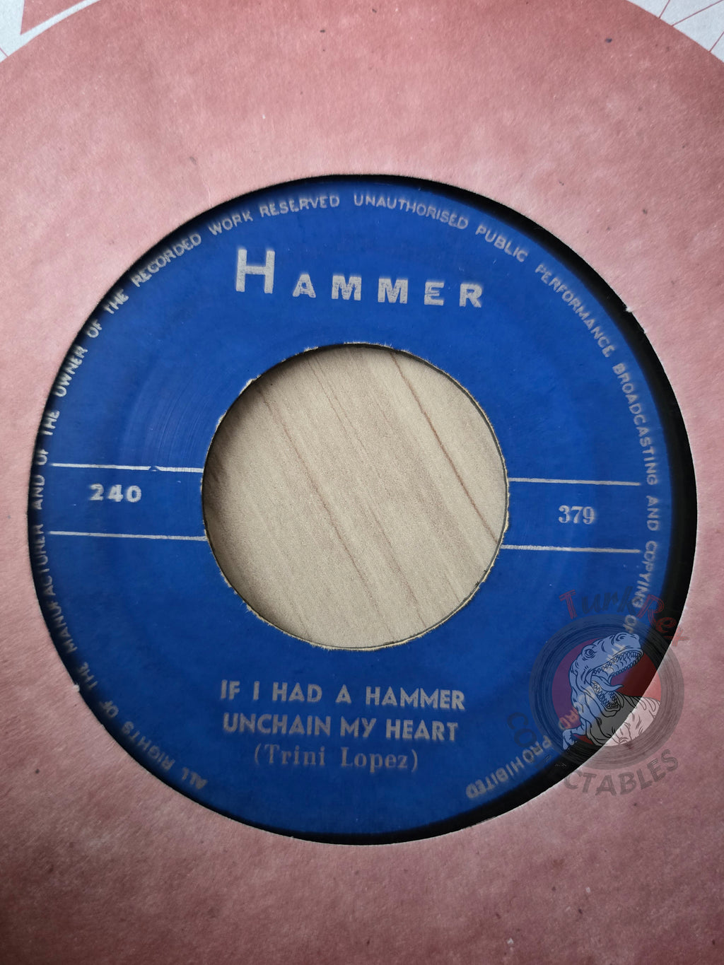 Trini Lopez / Shirley Bassey / The Hunters 7" Iran Pressing Vinyl Iranian Edition