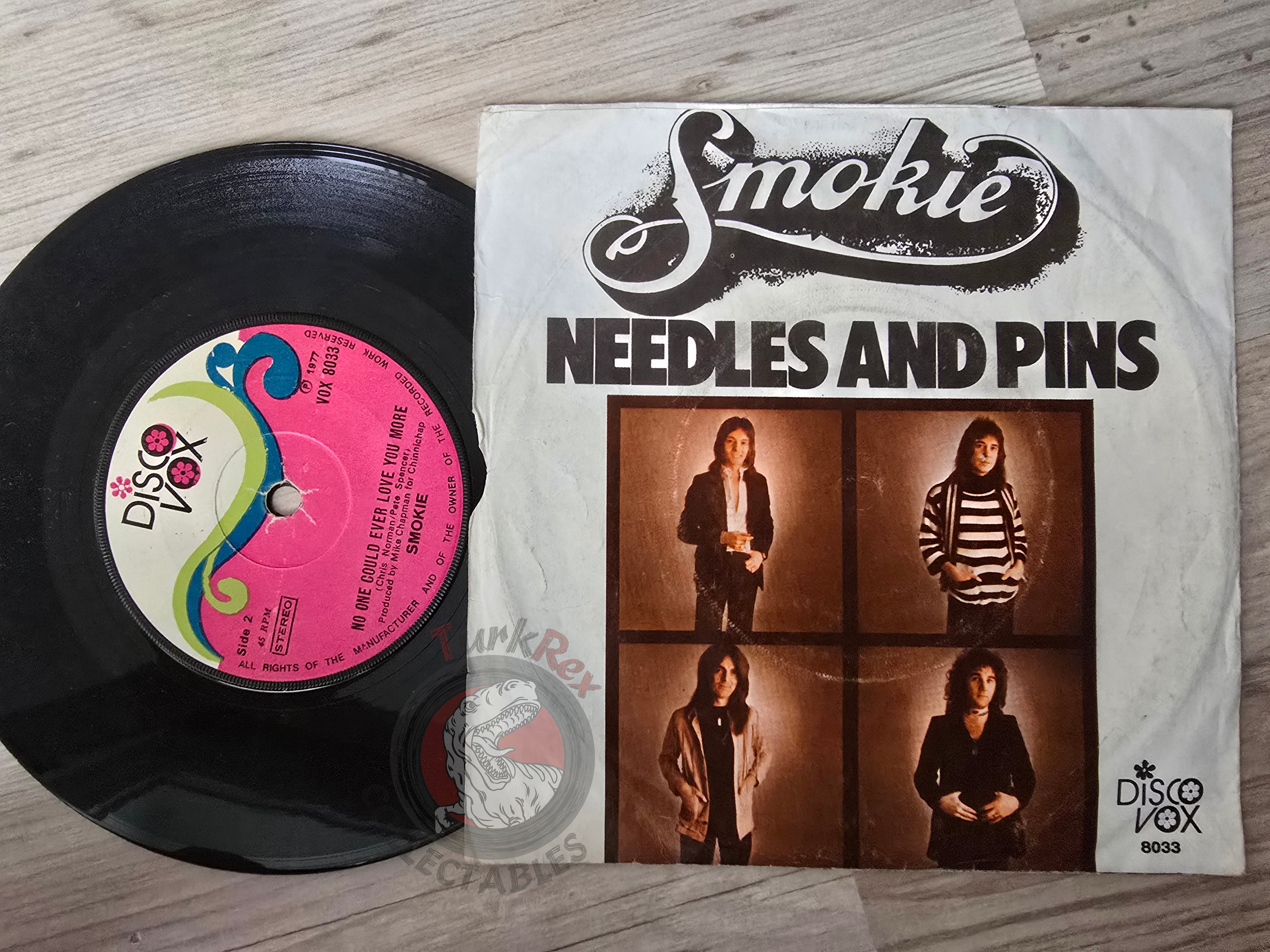 Smokie – Needles And Pins 7" Turkish Pressing Vinyl Turkey Edition