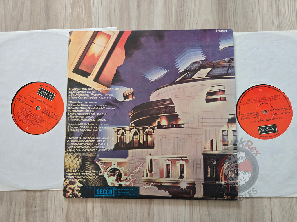 The Moody Blues – Caught Live +5 Turkish Pressing Vinyl Turkey Edition