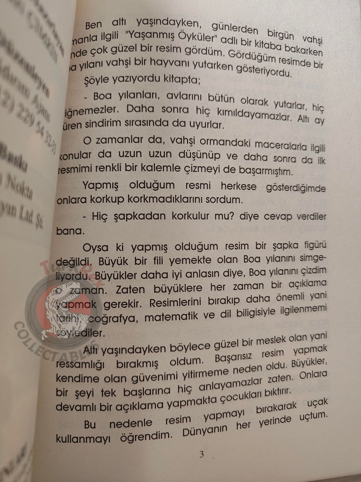 Antoine de Saint-Exupéry – Le Petit Prince 2005 Turkish Book Turkey Illustrated Little