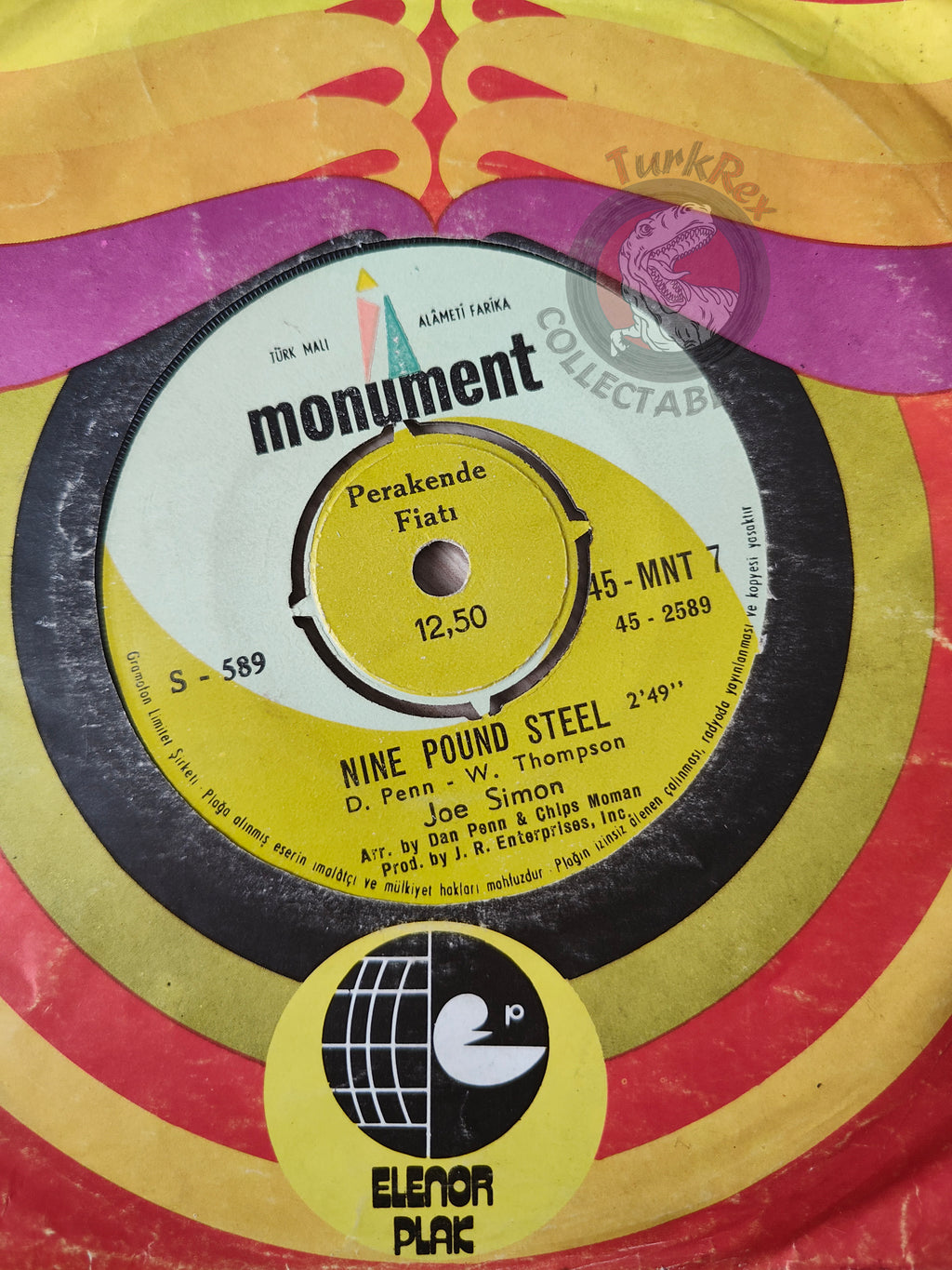 Joe Simon – Put Your Trust In Me 7" Turkish Pressing Vinyl Turkey Edition