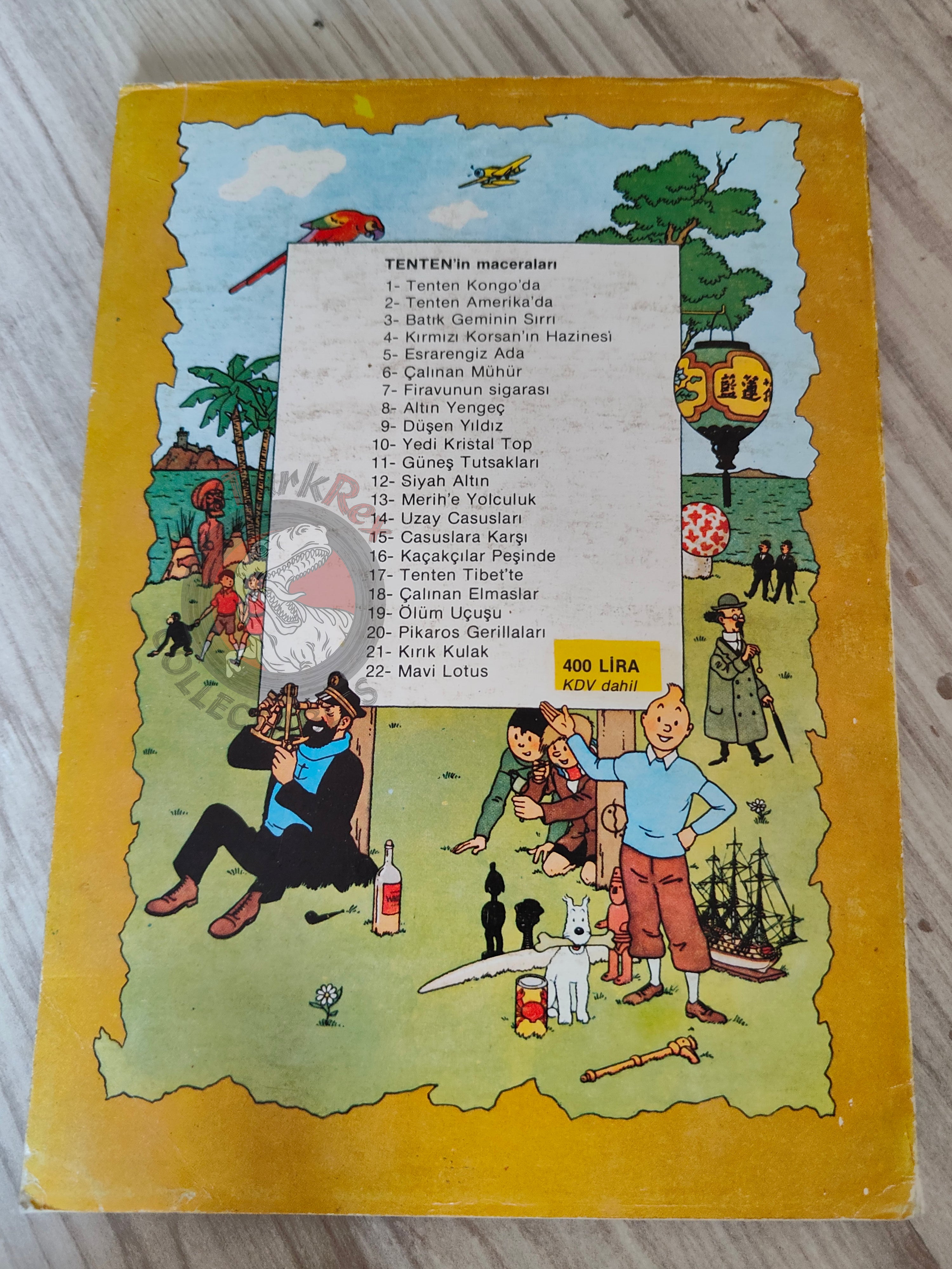 Tintin – Land of Black Gold mid 1980s Turkish Edition Comic Turkey 1
