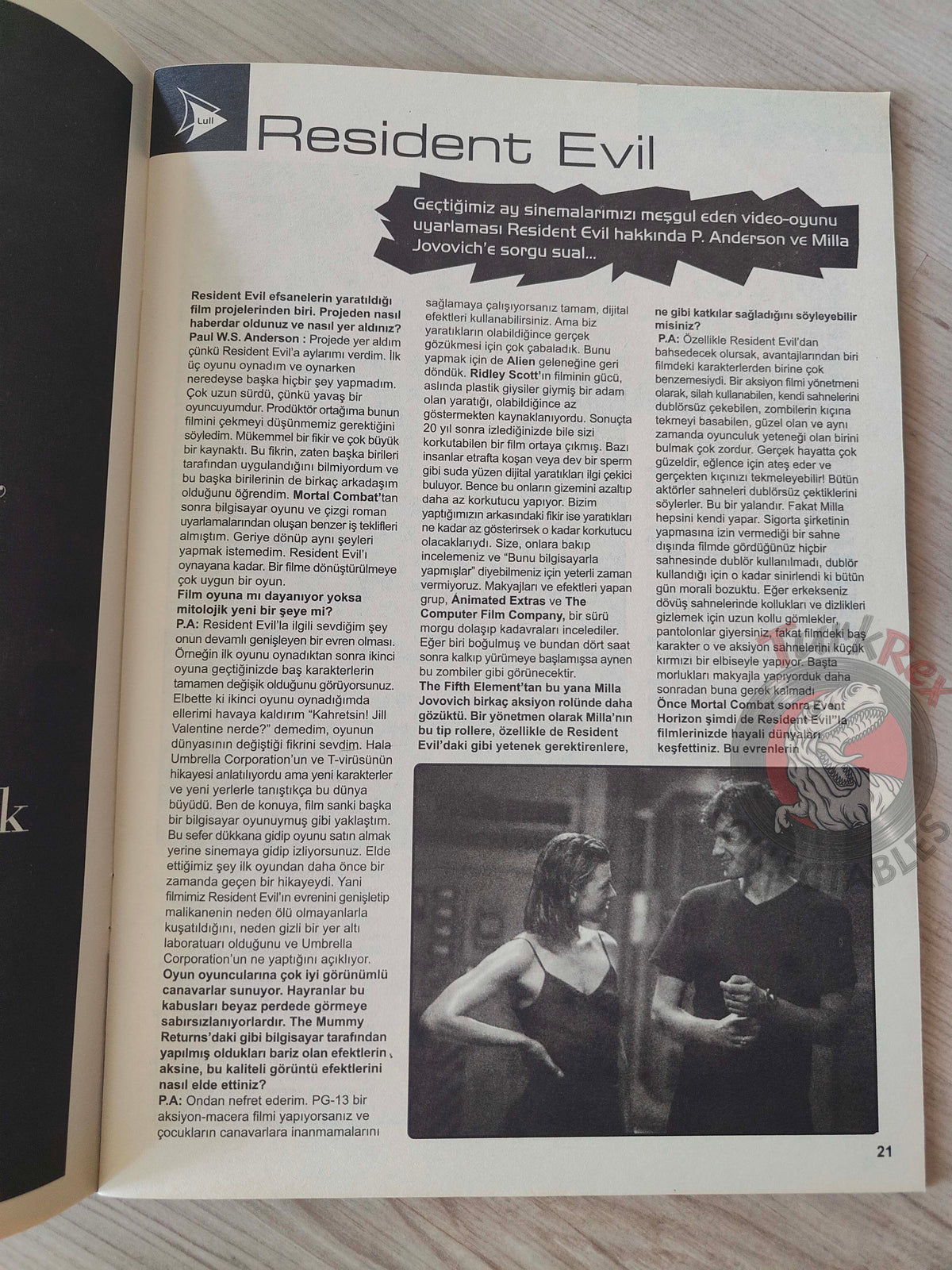 Lull 2002 Radiohead Turkish Mag Turkey Tori Amos Elvis Presley Hooverphonic