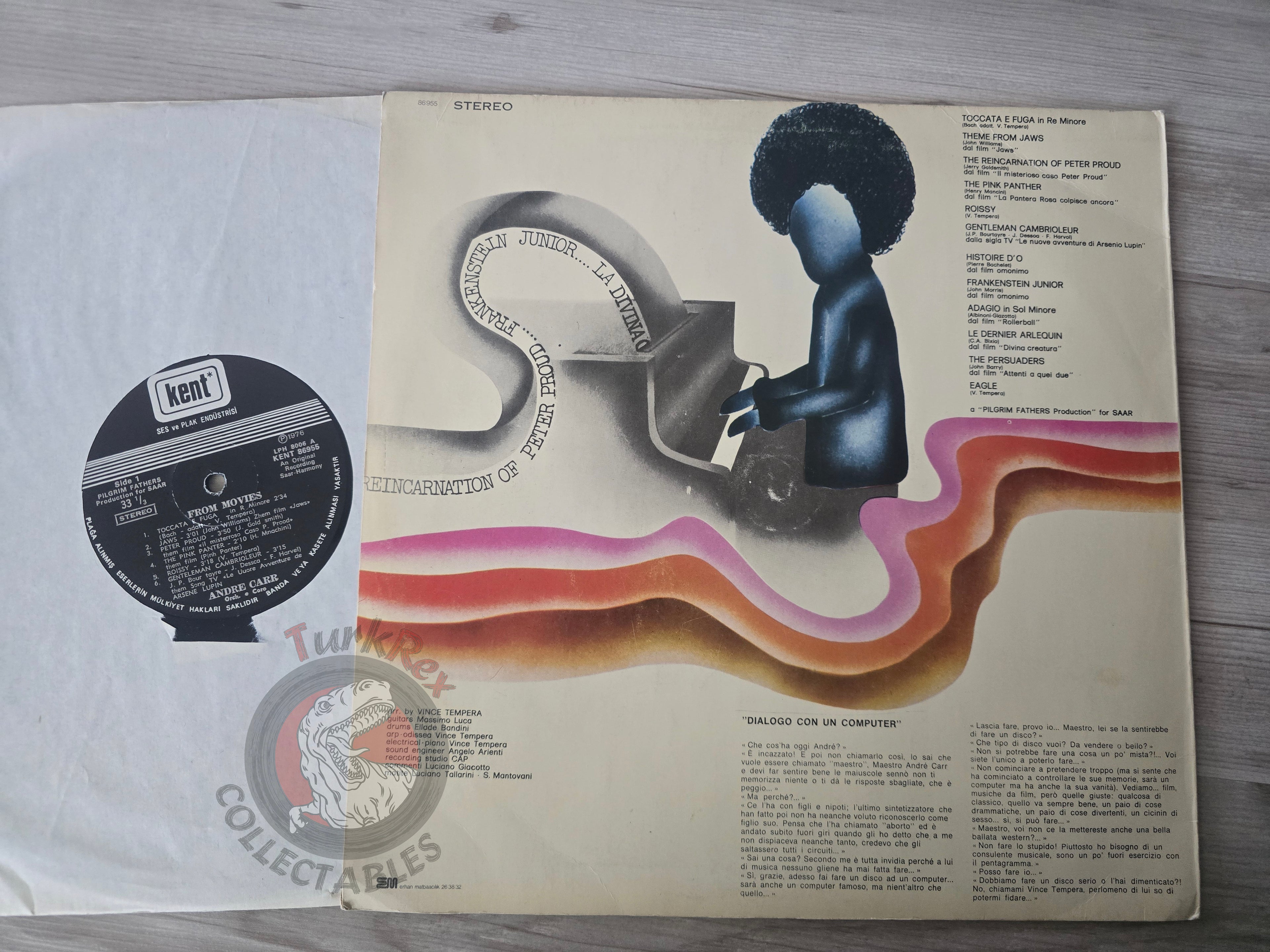 Andre Carr Orchestra E Coro – Disco Frisco From Movies Turkish Pressing Vinyl Turkey Edition