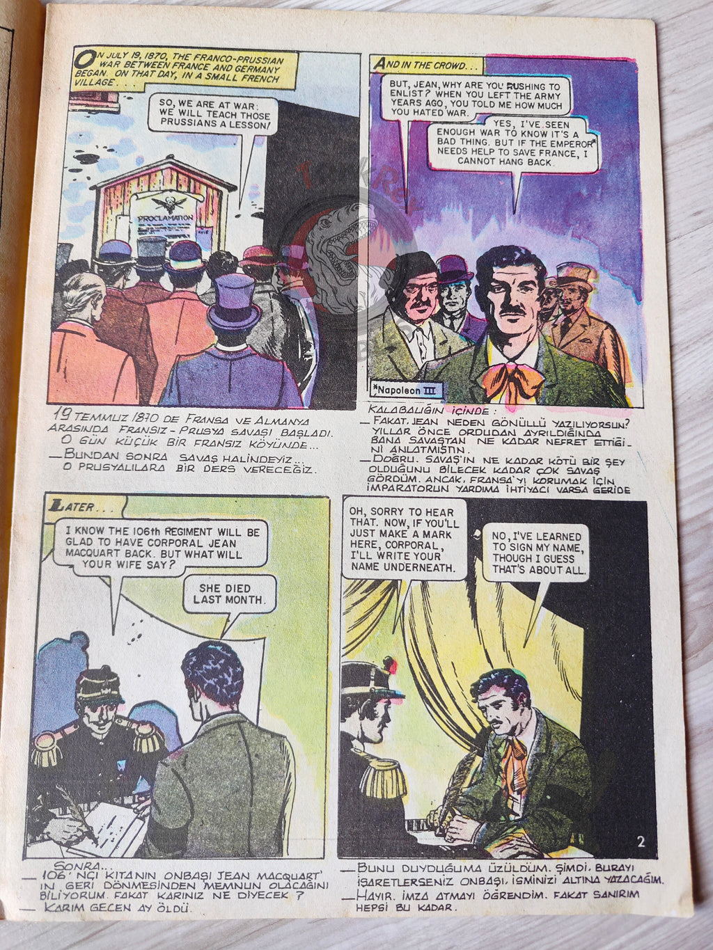 The Downfall  –  Emile Zola Turkish Comic Turkey Classics Illustrated