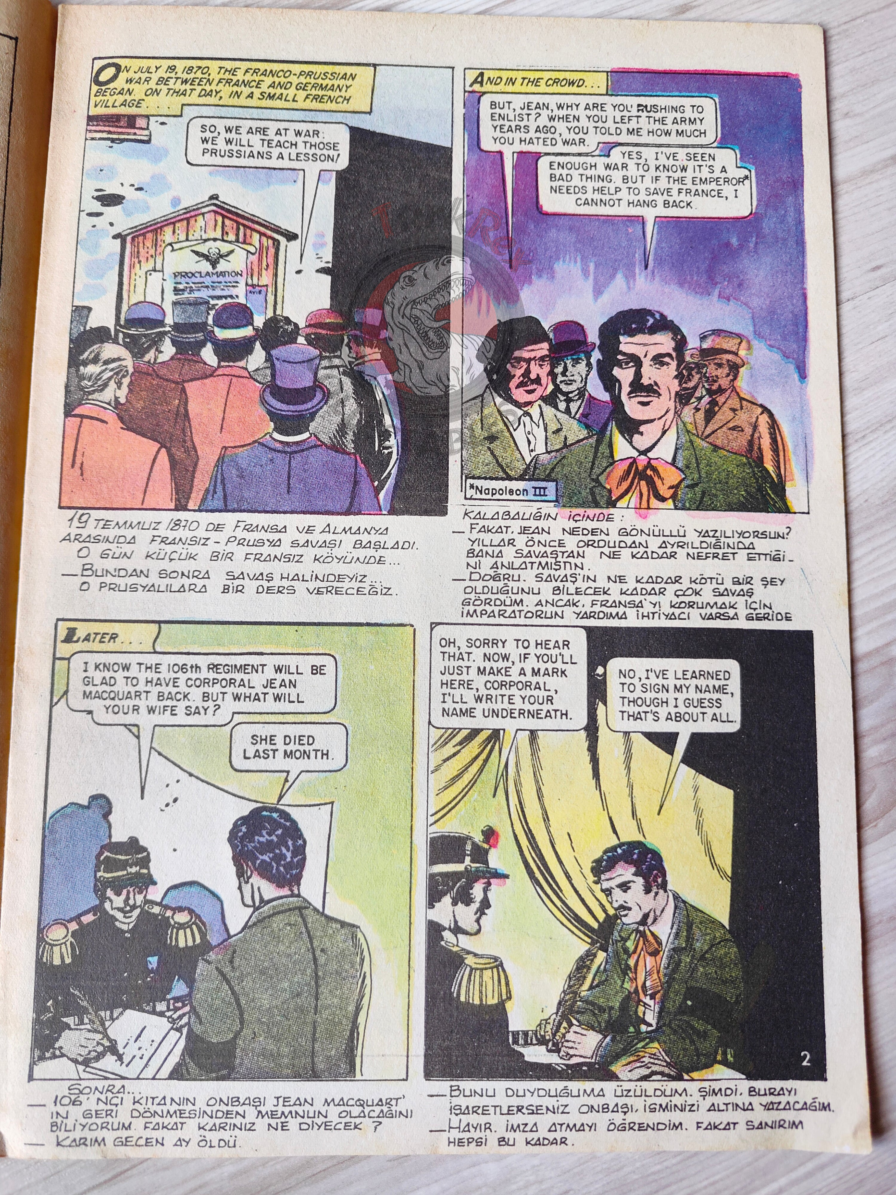 The Downfall  –  Emile Zola Turkish Comic Turkey Classics Illustrated