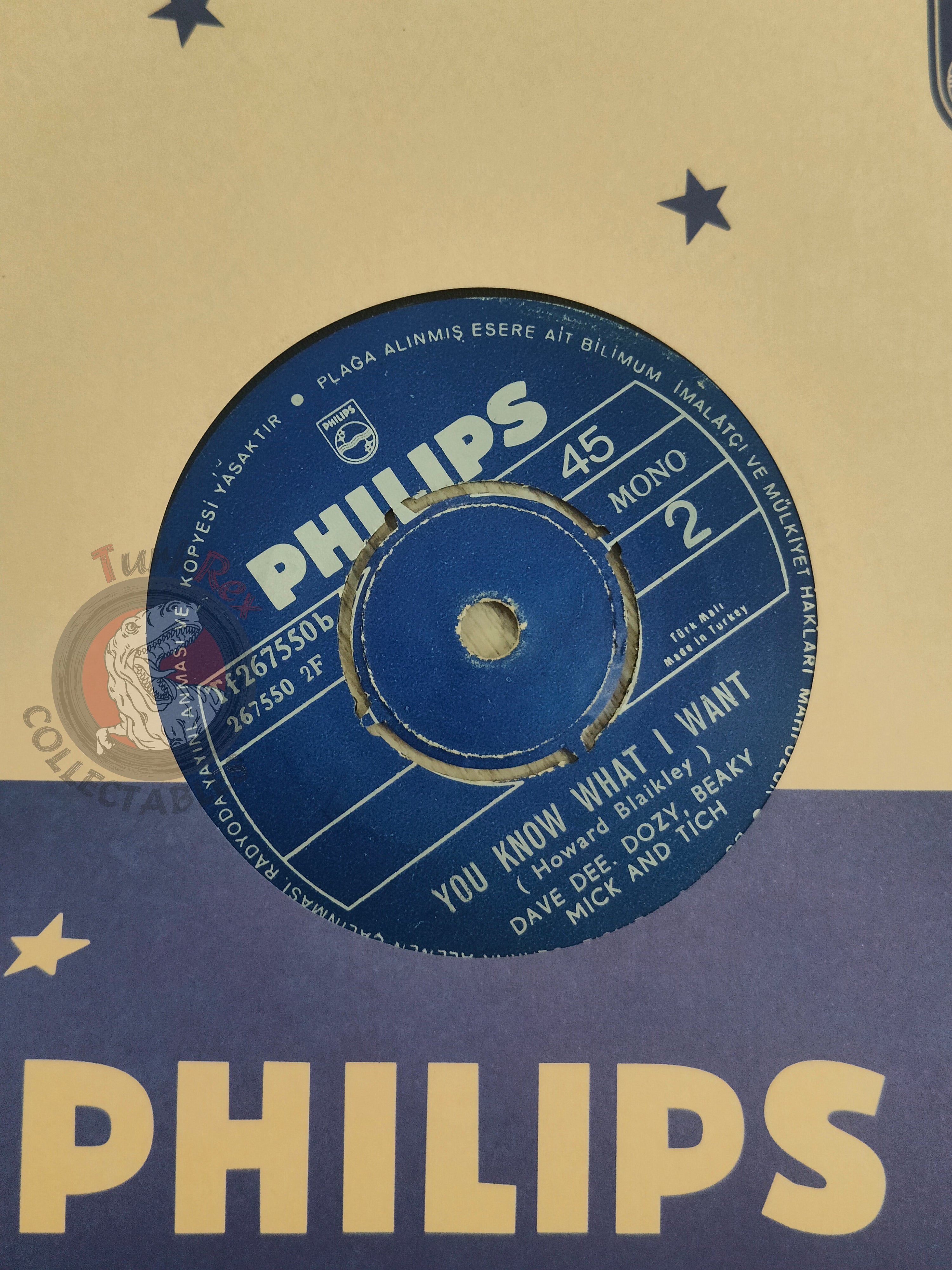 Dave Dee, Dozy, Beaky, Mick And Tich – Hold Tight! 7" Turkish Pressing Vinyl Turkey Edition