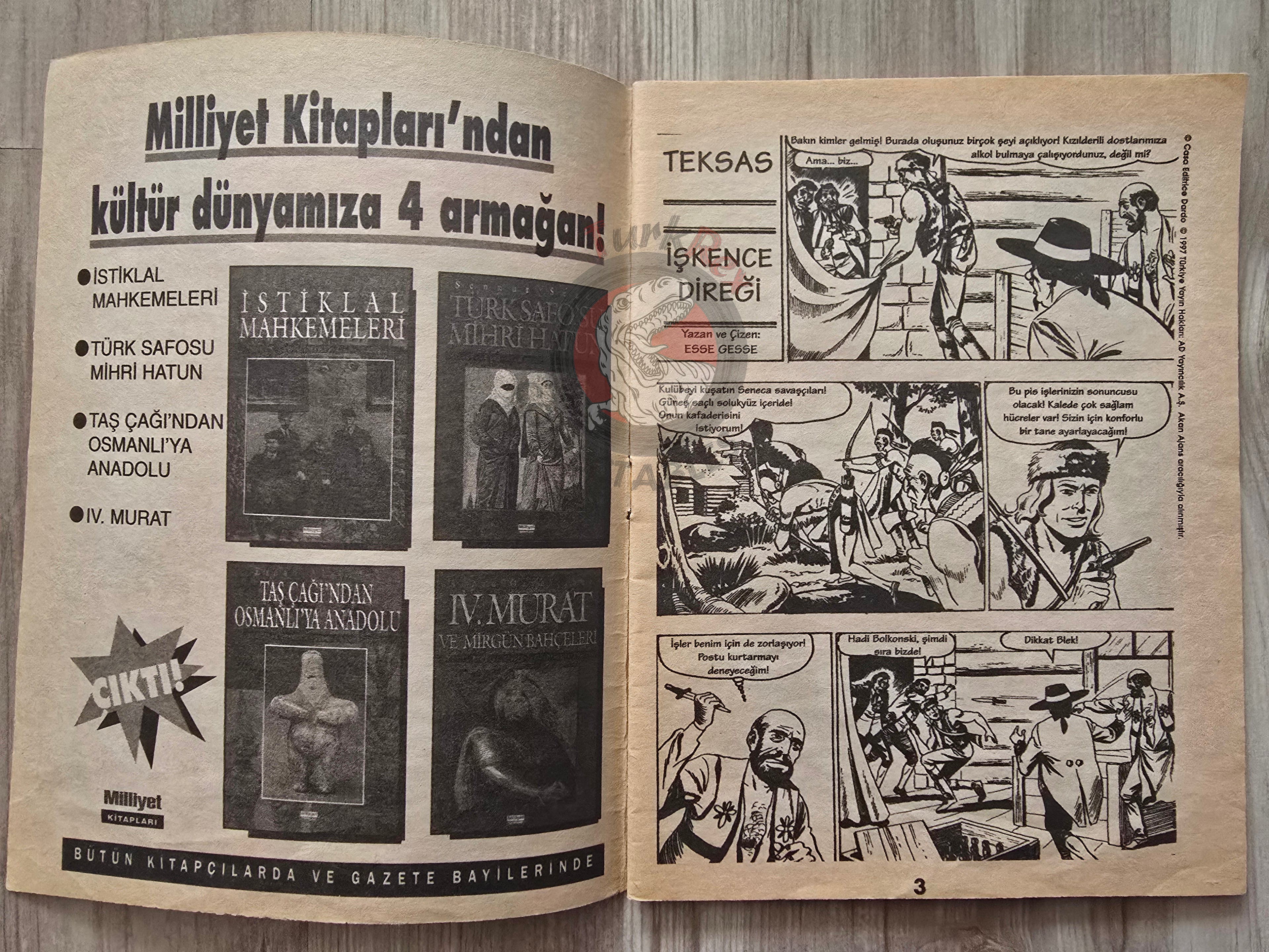 Il Grande Blek #1 2009 Turkish Comic Turkey EsseGesse Teksas