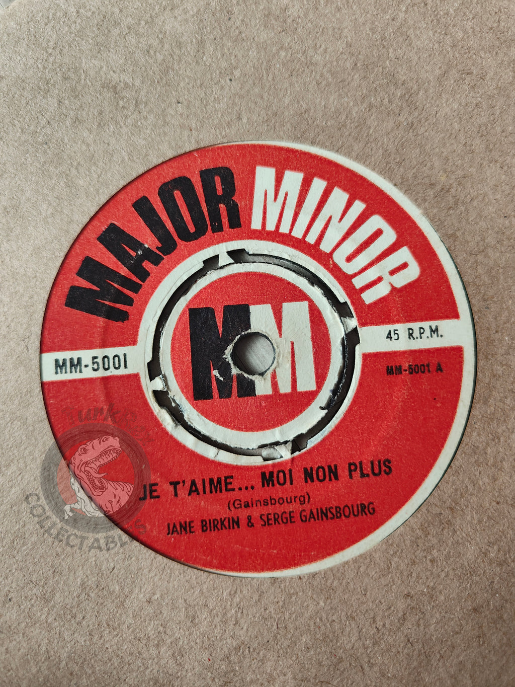 Jane Birkin Avec Serge Gainsbourg – Je T'aime... Moi Non Plus 7" Turkish Pressing Vinyl Turkey Edition