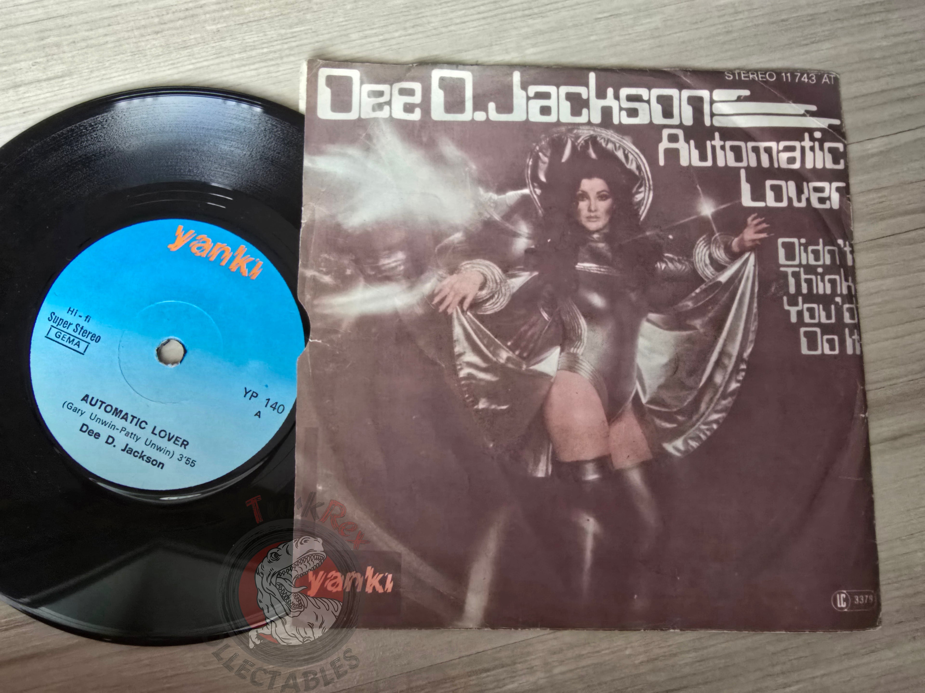 Dee D. Jackson – Automatic Lover 7" Turkish Pressing Vinyl Turkey Edition