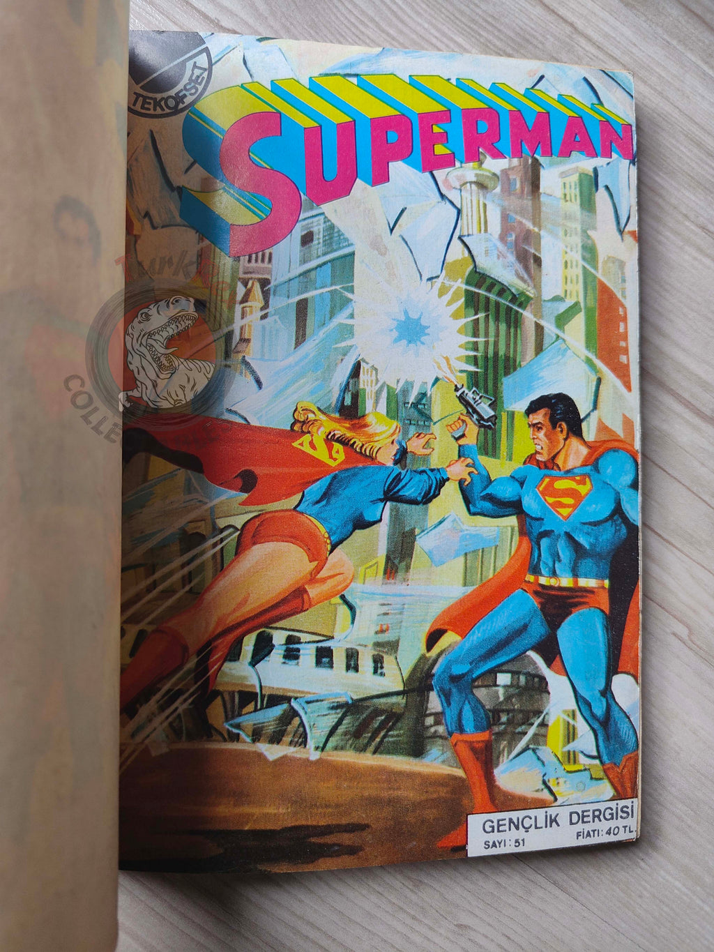 Superman Vol #18 1980s Turkish Comic Turkey #350 #351 #285 Action Comics #510 #512