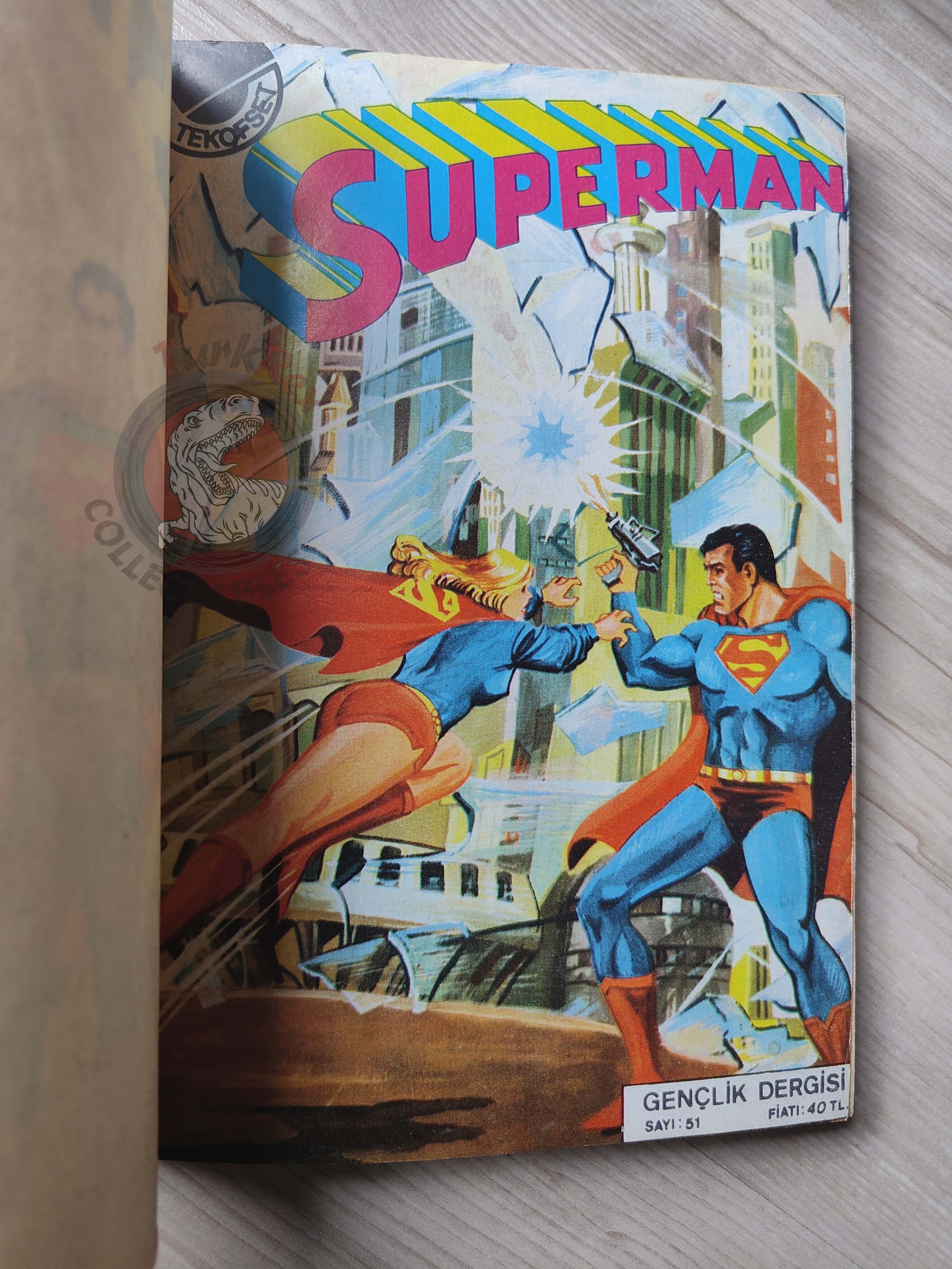 Superman Vol #18 1980s Turkish Comic Turkey #350 #351 #285 Action Comics #510 #512