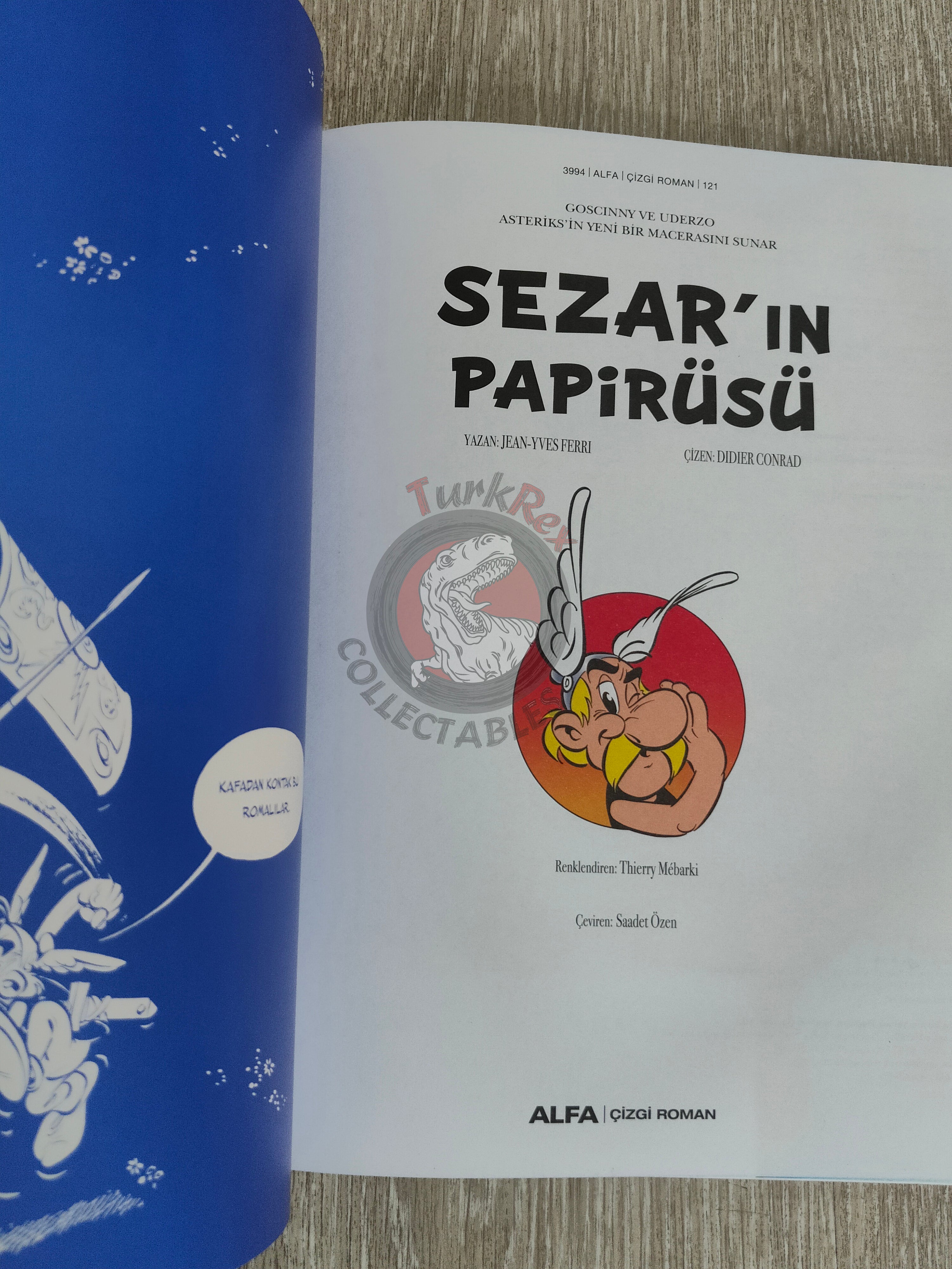 Asterix – Asterix and the Missing Scroll 2022 Turkish Edition Comic Turkey
