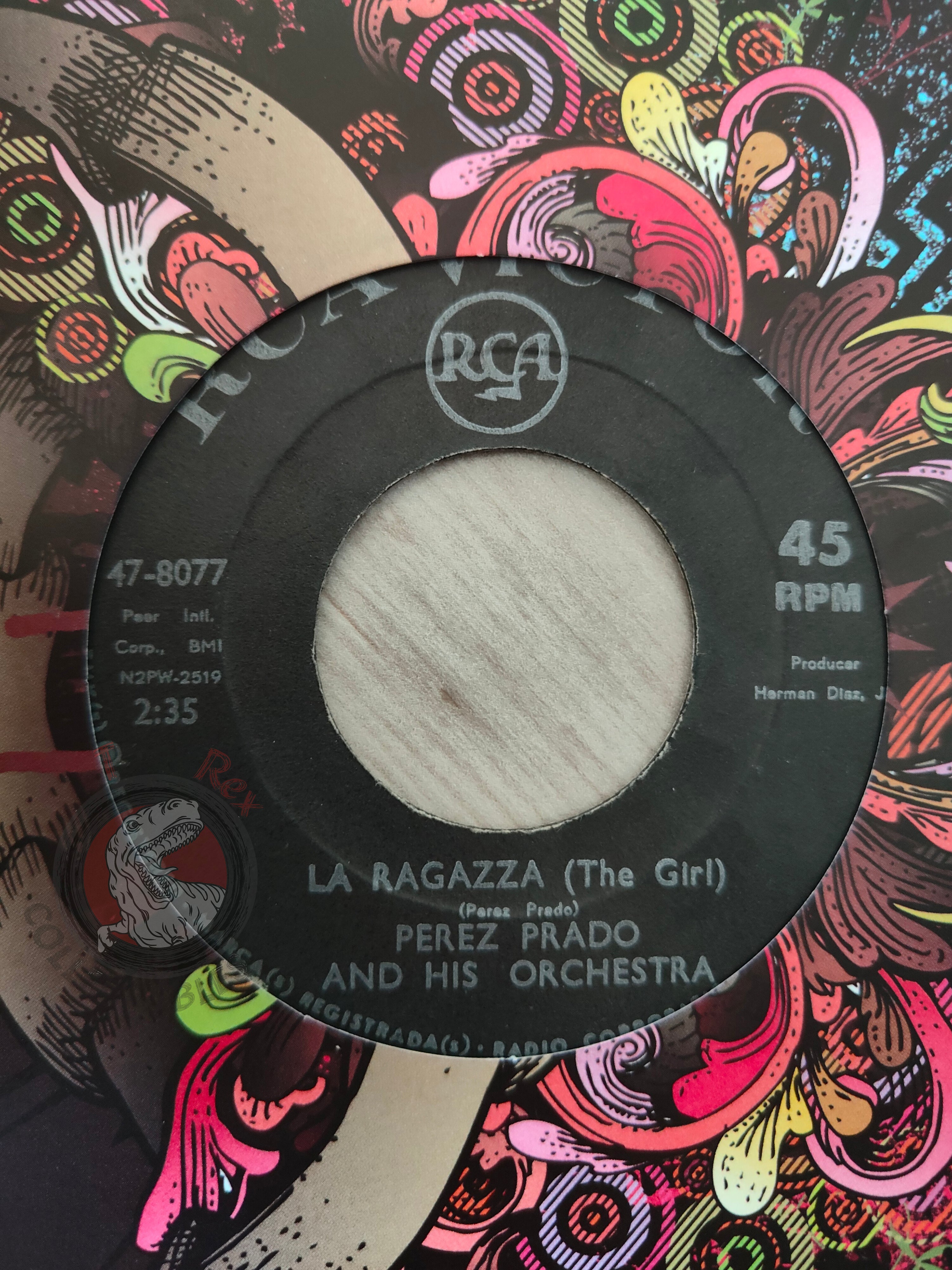 Perez Prado – Via Veneto 7" Turkish Pressing Vinyl Turkey Edition