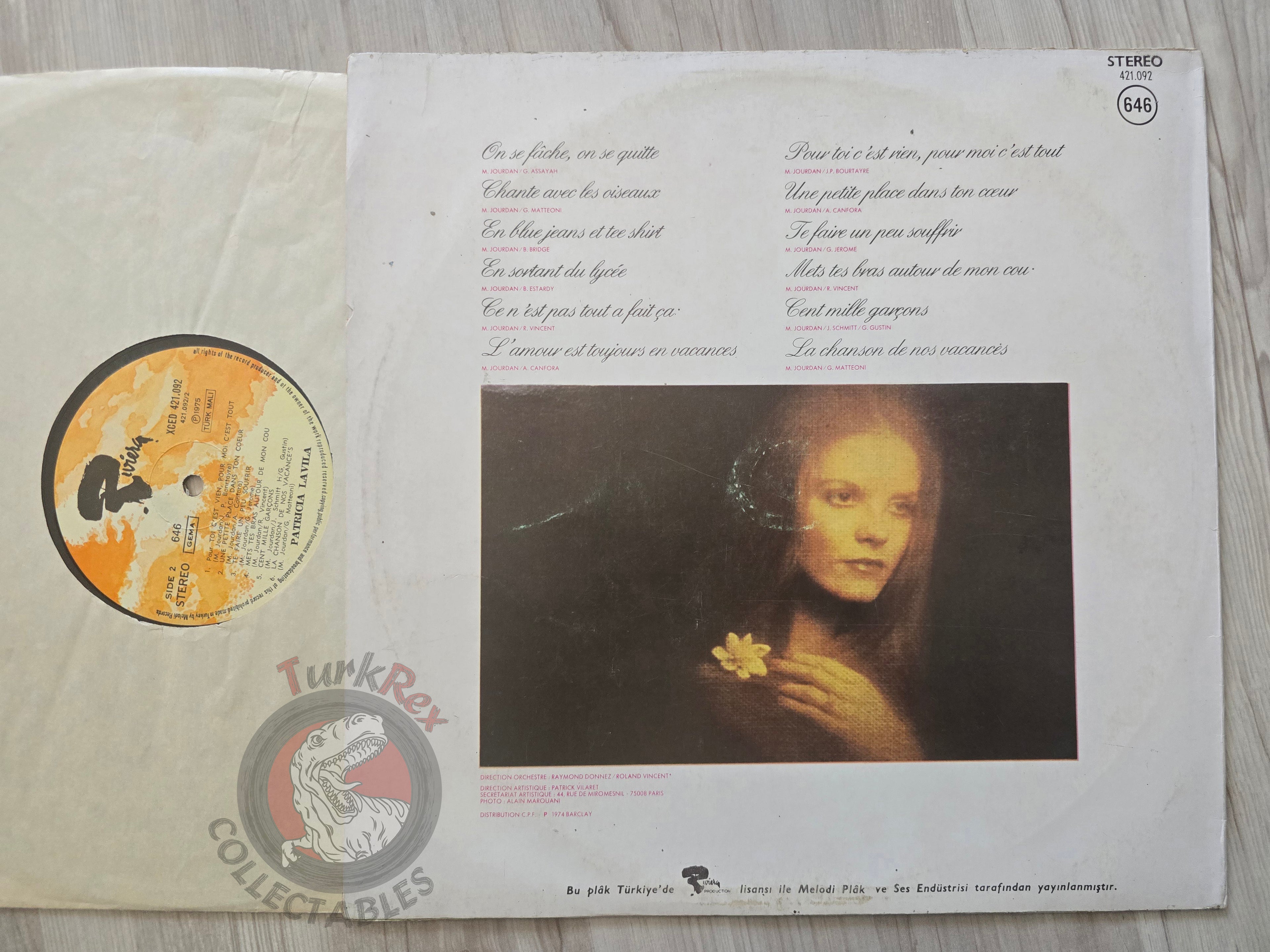 Patricia Lavila – Patricia Lavila Turkish Pressing Vinyl Turkey Edition