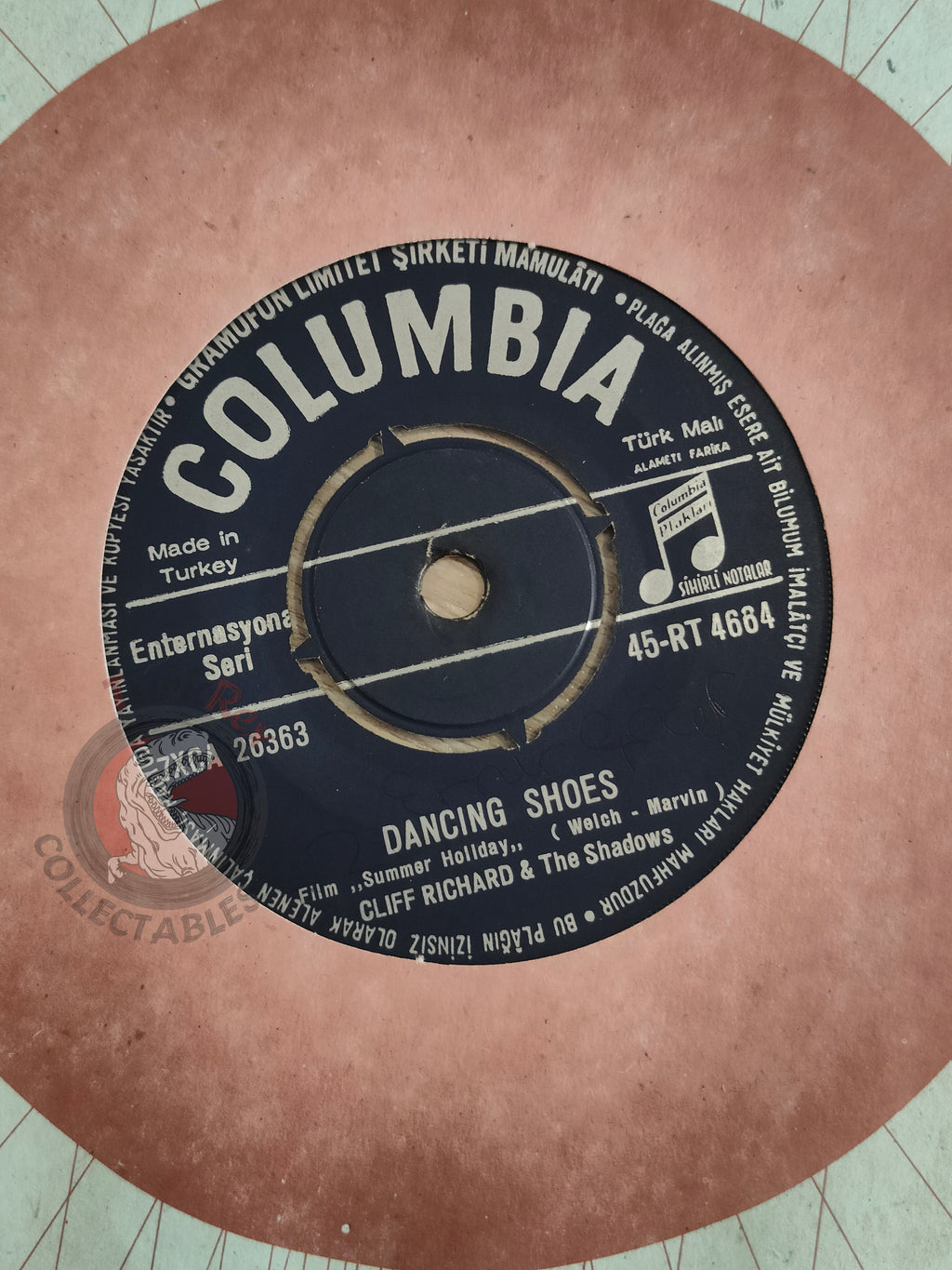 Cliff Richard And The Shadows – Summer Holiday 7" Turkish Pressing Vinyl Turkey Edition 2