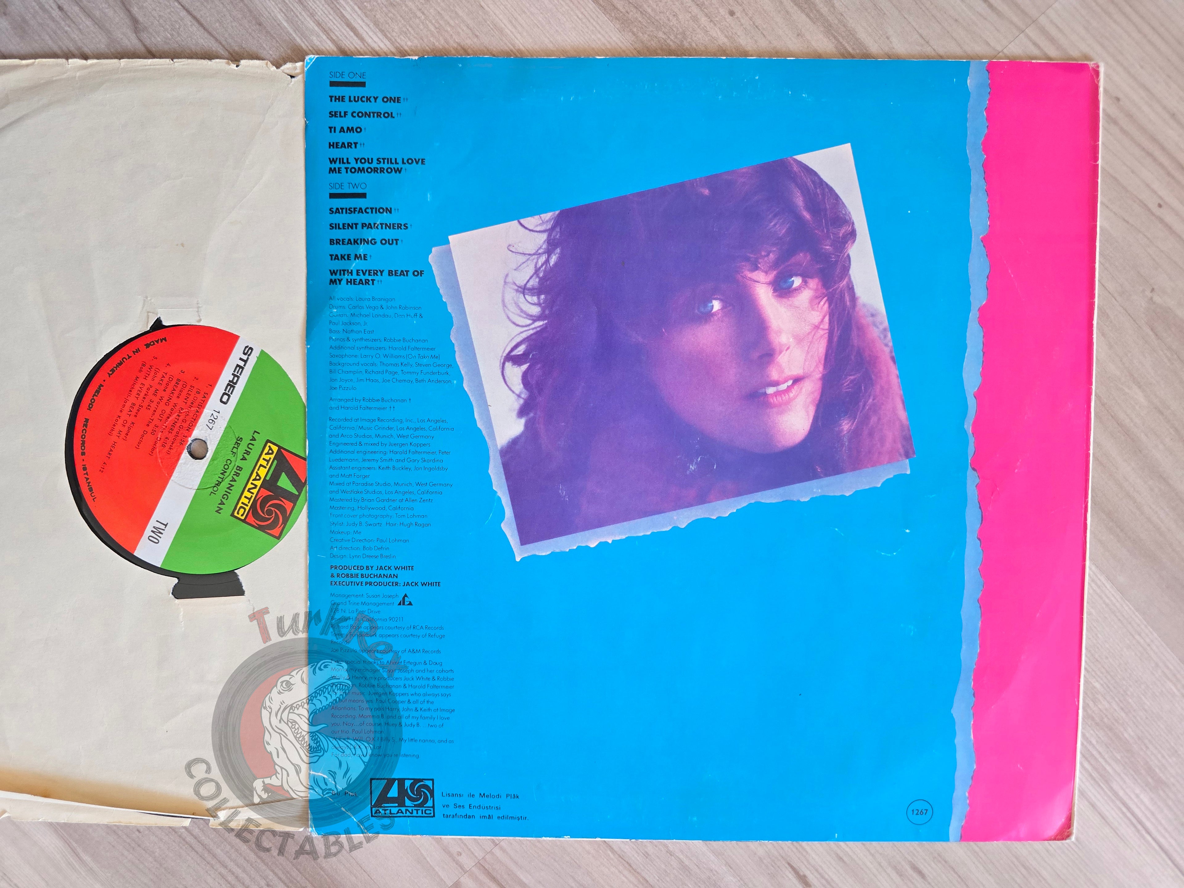 Laura Branigan – Self Control Turkish Pressing Vinyl Turkey Edition