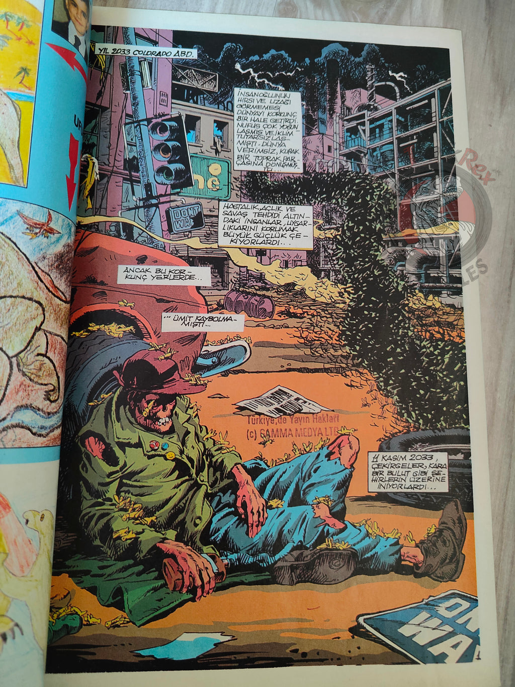 Dreadlands #1 1990s Turkish Edition Comic Turkey Newspaper Giveaway