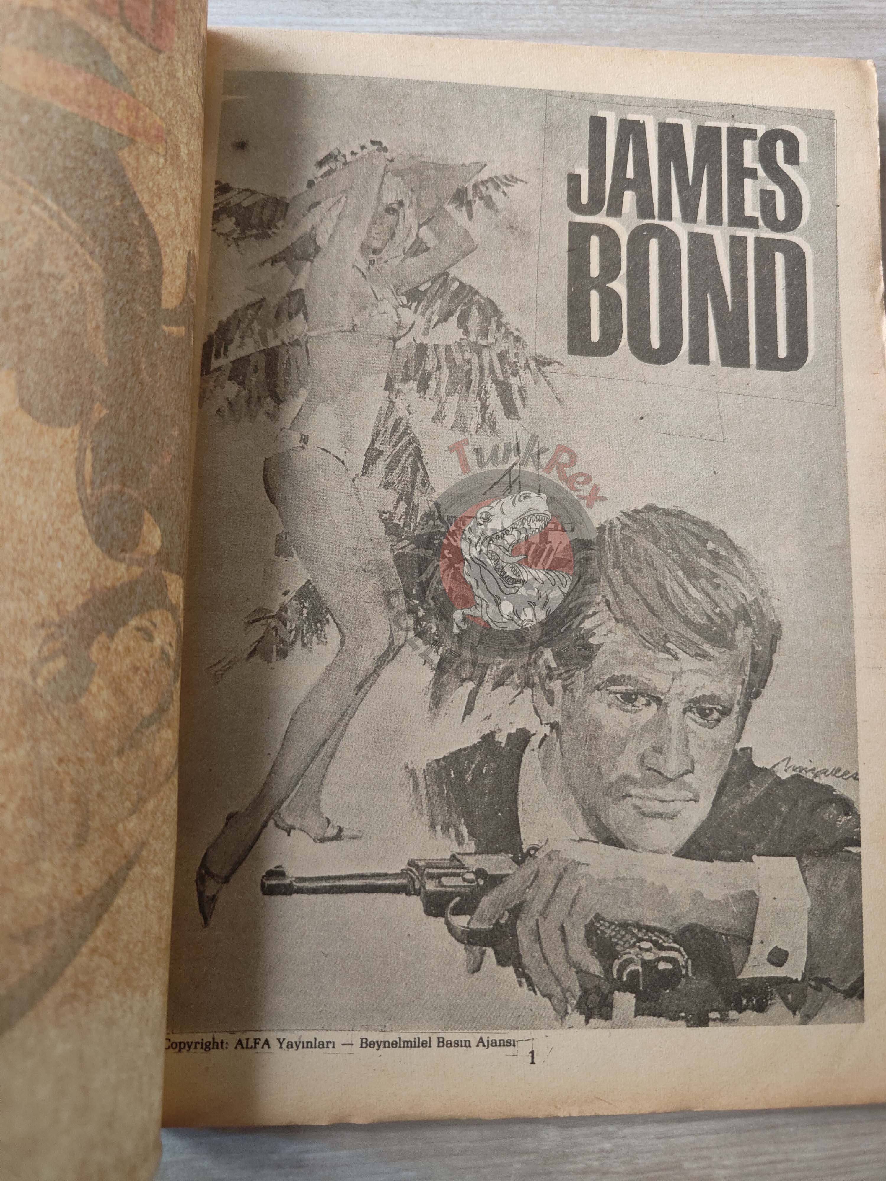 James Bond Vol #5 You Only Live Twice 80s Turkish Comic Turkey Daily Express