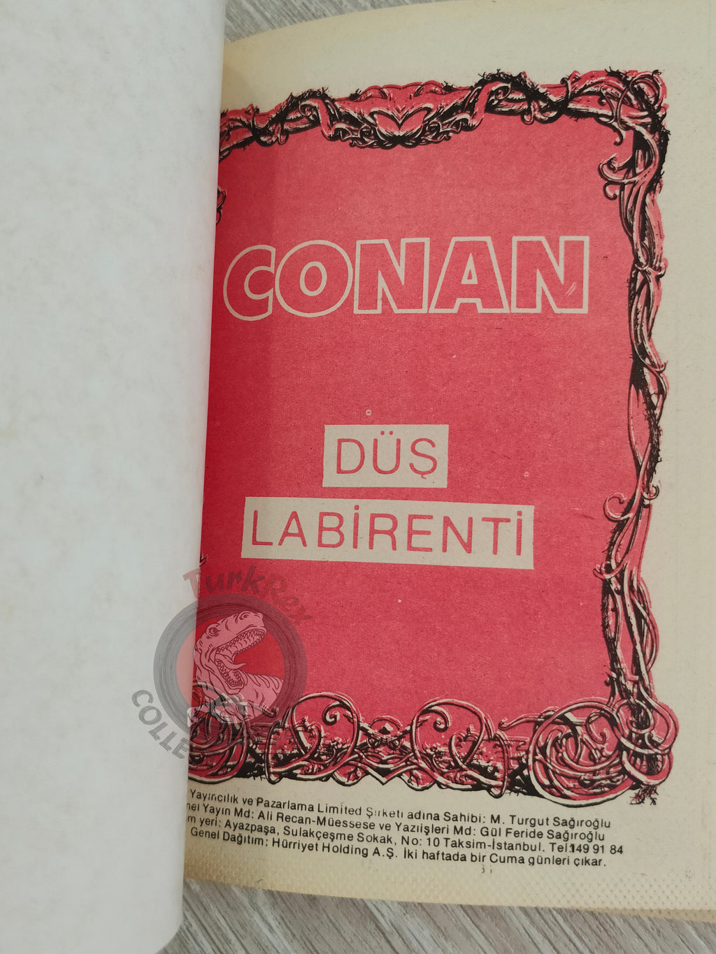 Conan Renkli #3 Turkish Comic Turkey The Savage Sword of Conan #37