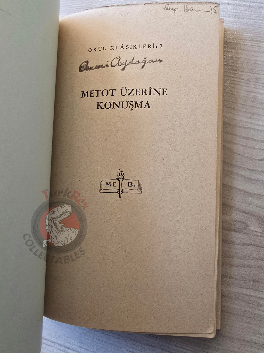 René Descartes –  Discourse on Method 1947 1st Turkish Book Turkey