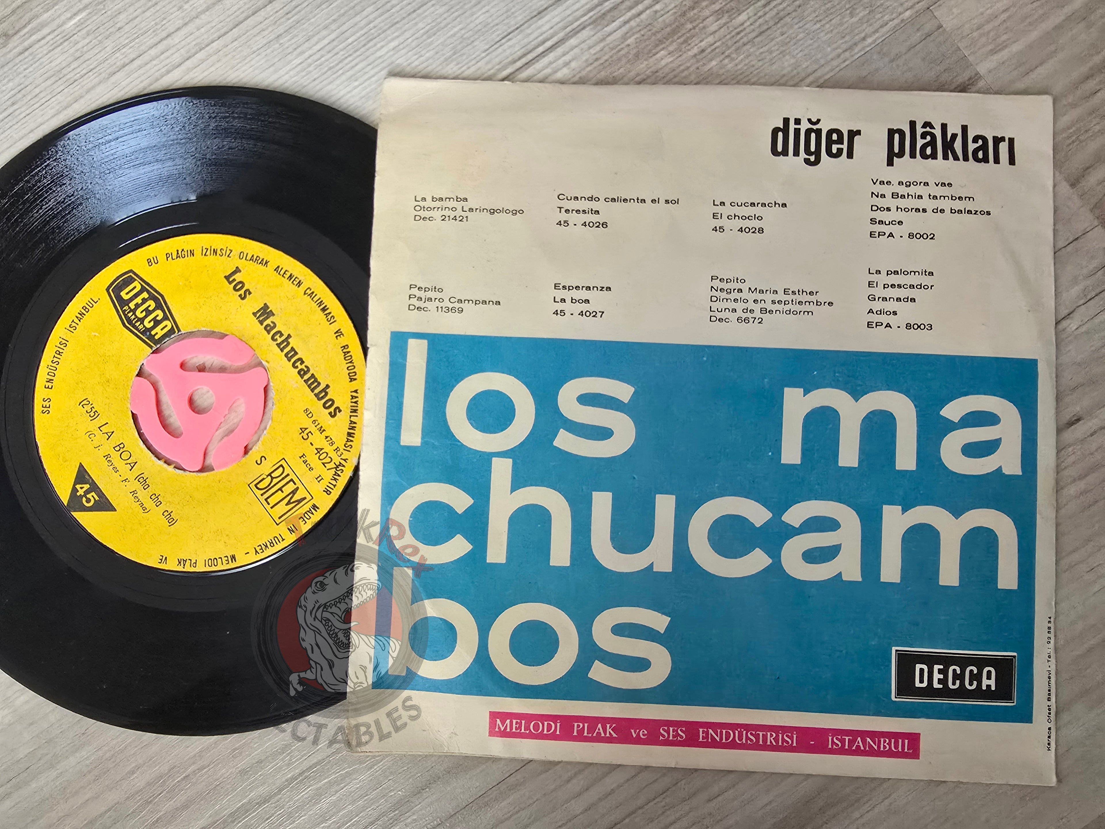 Los Machucambos – Teresita 7" Turkish Pressing Vinyl Turkey Edition