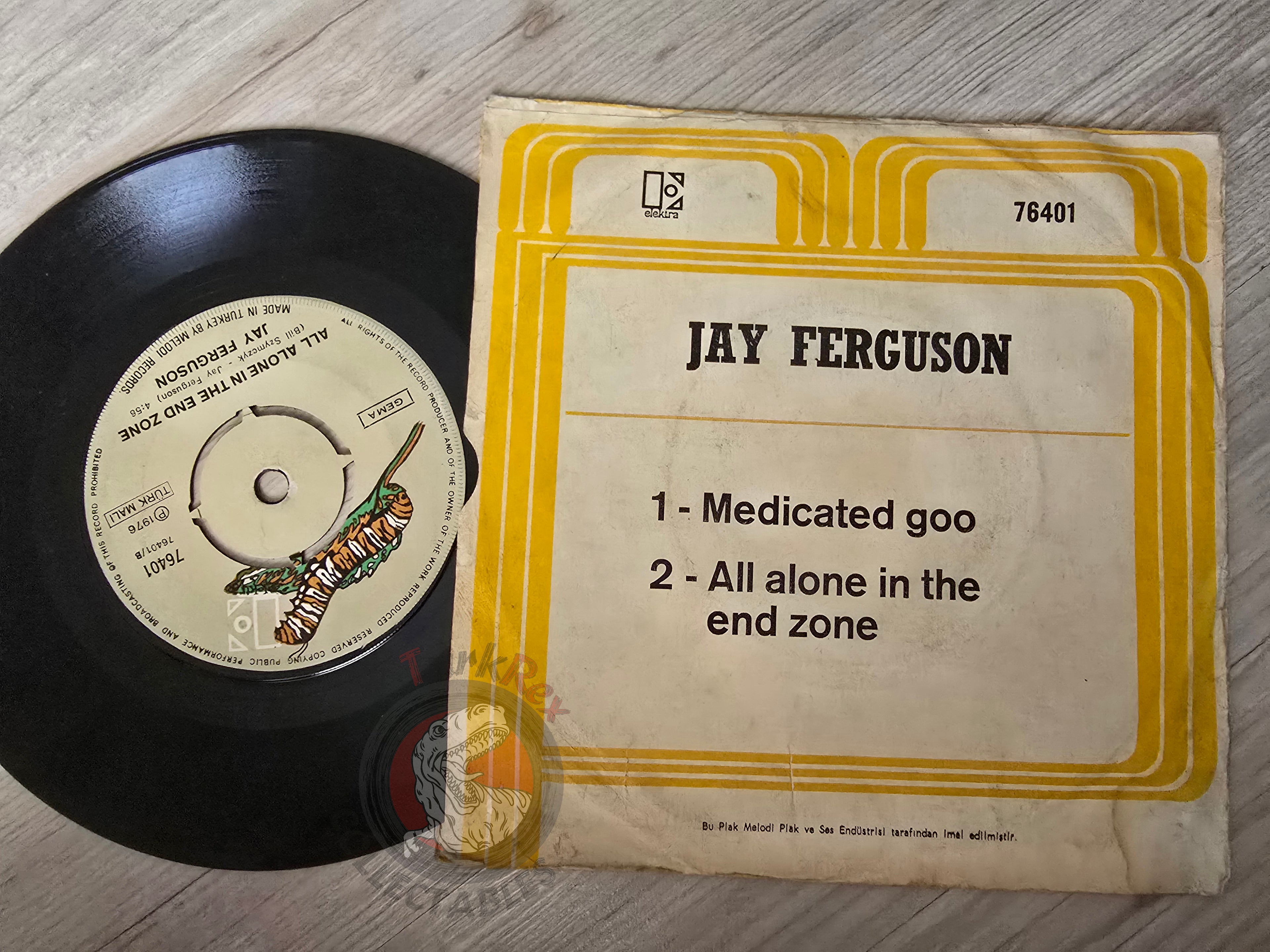 Jay Ferguson – Medicated Goo 7" Turkish Pressing Vinyl Turkey Edition