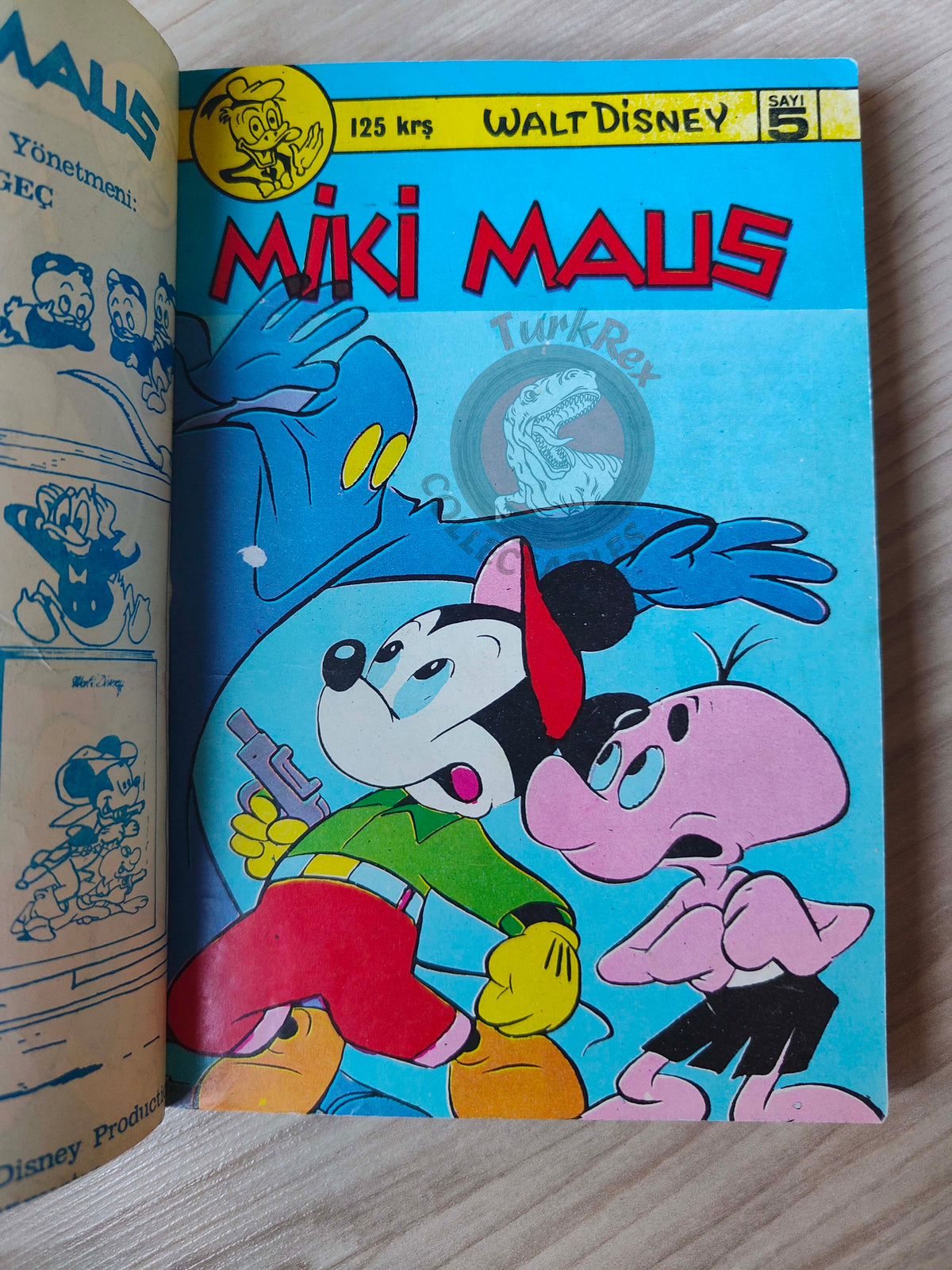Mickey Mouse Mag Volume #2 1970 Turkish Comic Turkey Walt Disney Donald Duck